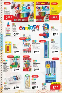 Plodine katalog | vrijedi od 13.08.2025 | Stranica: 23 | Proizvodi: Vodene boje, Tv, Grafitne olovke, Drvene bojice