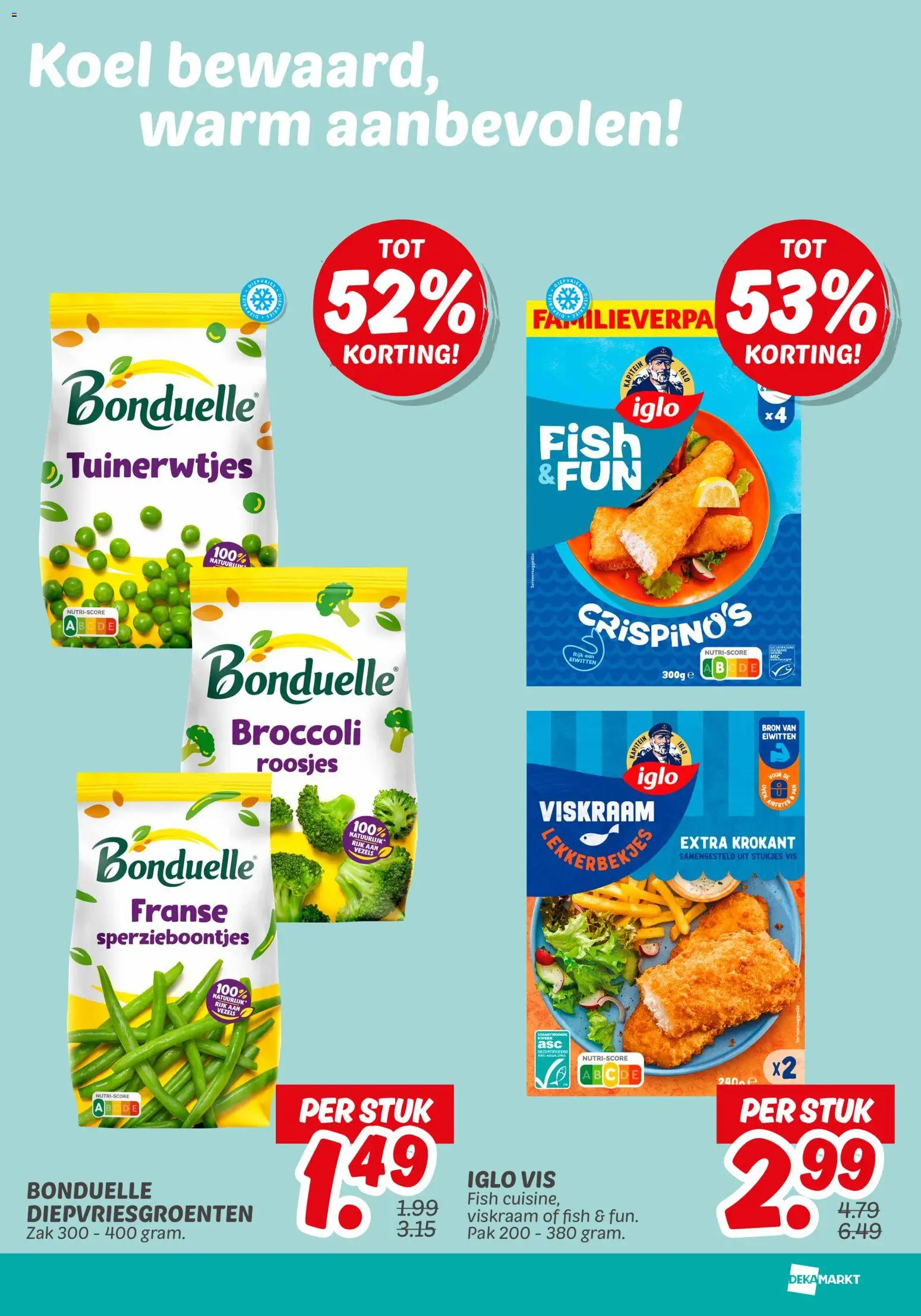 {H1} | Pagina: 11 | Producten: Broccoli, Vis, Zak