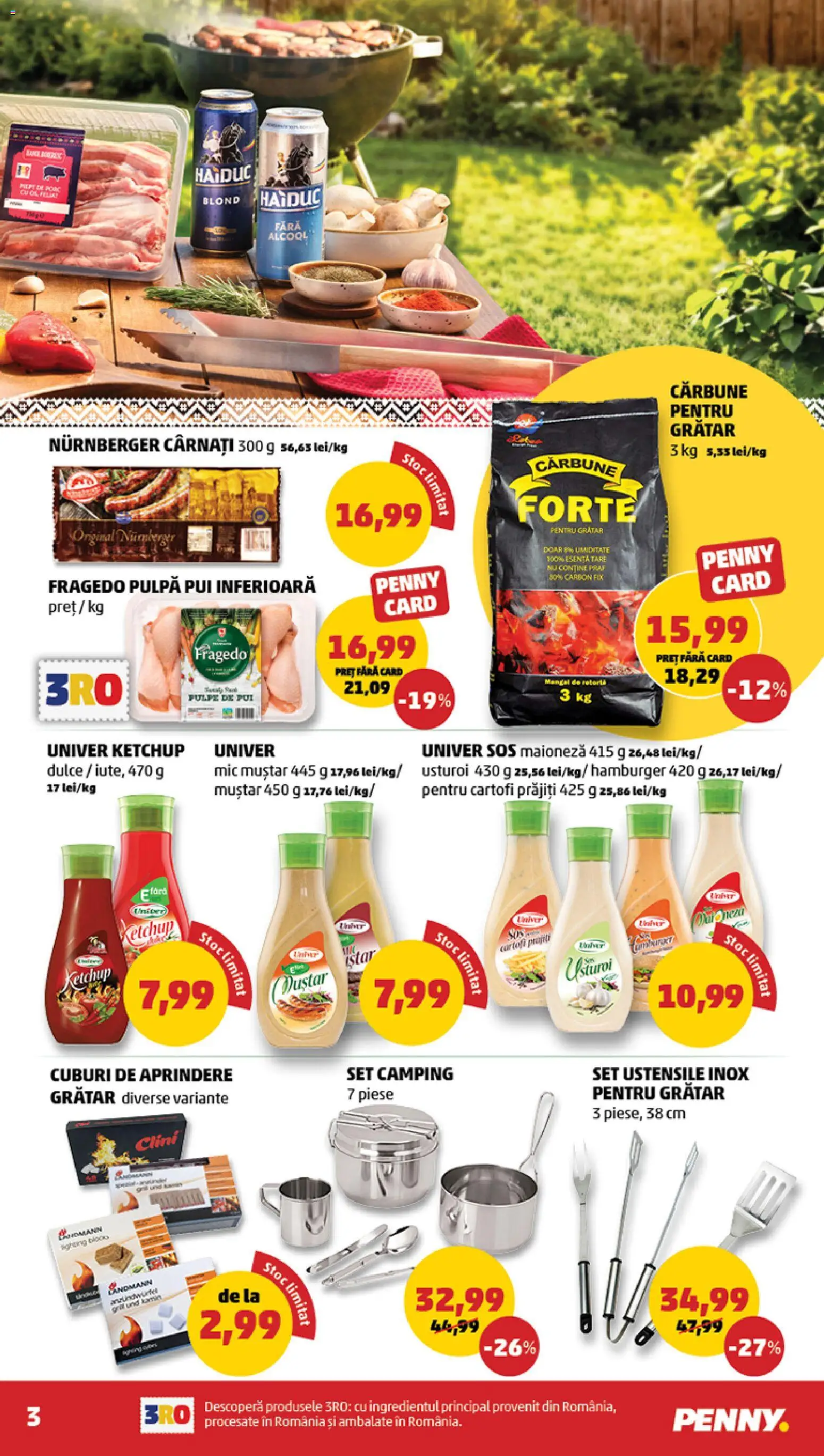 Noul catalog PENNY – valabil de la 29.04.2026 | Pagină: 3 | Produse: Grill, Grătar, Muștar, Maioneză