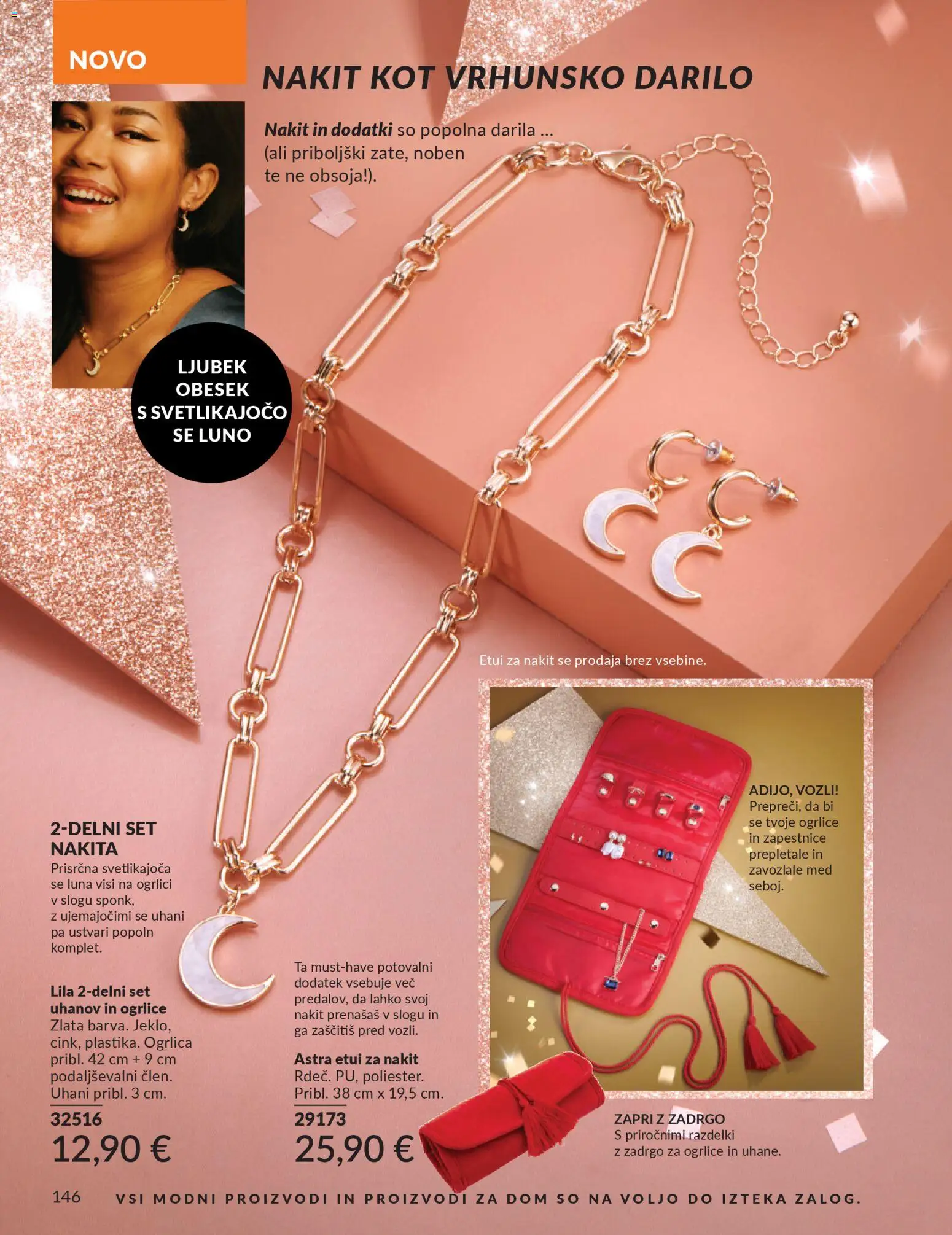 Novi Avon katalog ponudbe – veljaven od 01.10.2025 | Stran: 146 | Izdelki: Uhani, Priboljški