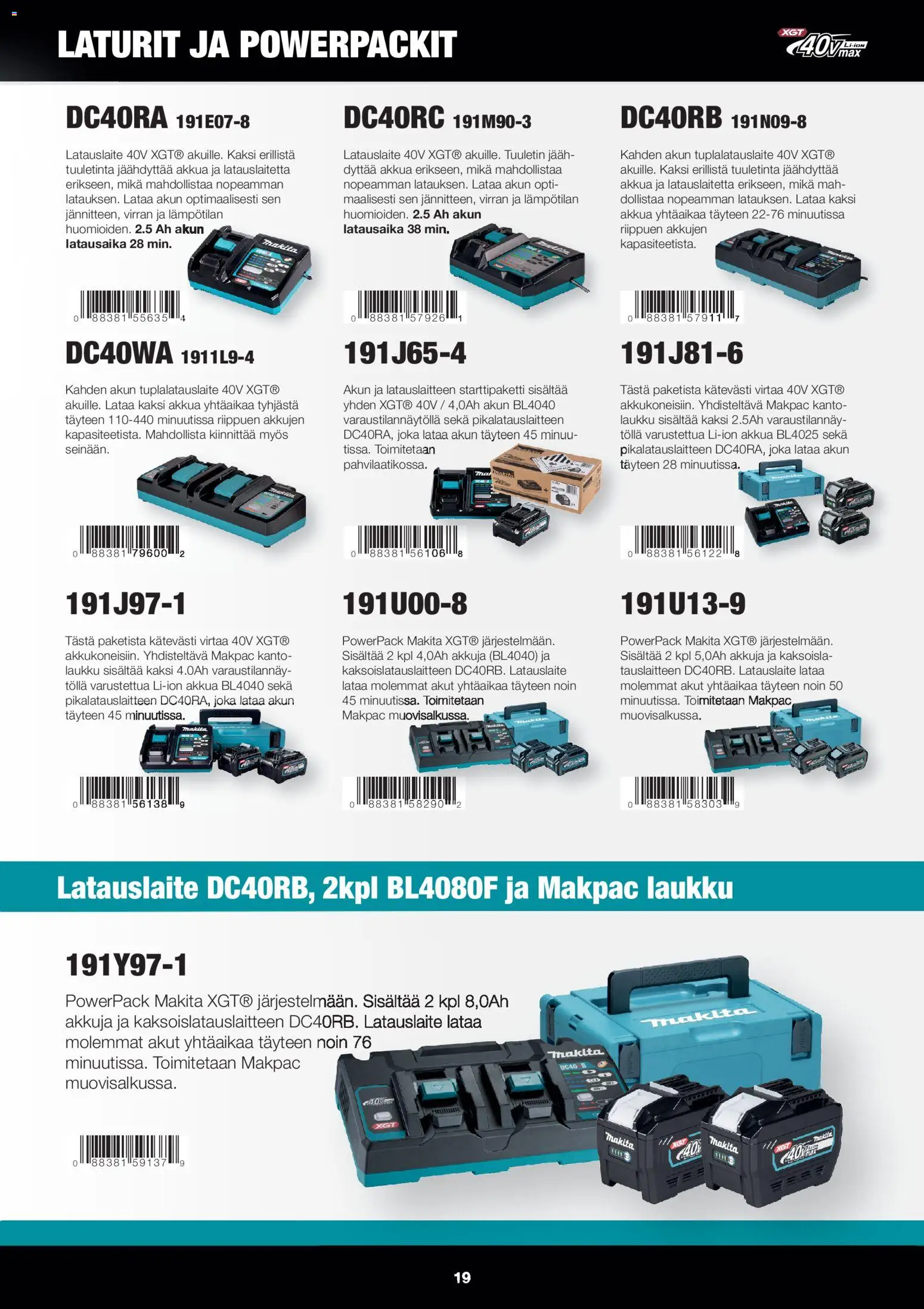 Makita tarjoukset – voimassa 01.12.2025 alkaen | Sivu: 19