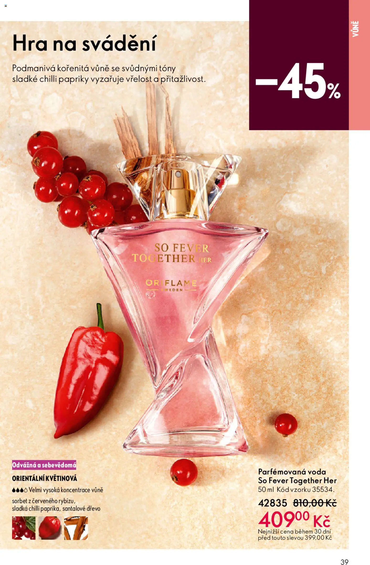 Oriflame katalog č. 04/2026 od 04.03.2026 | Strana: 39 | Produkty: Voda, Hra, Sorbet