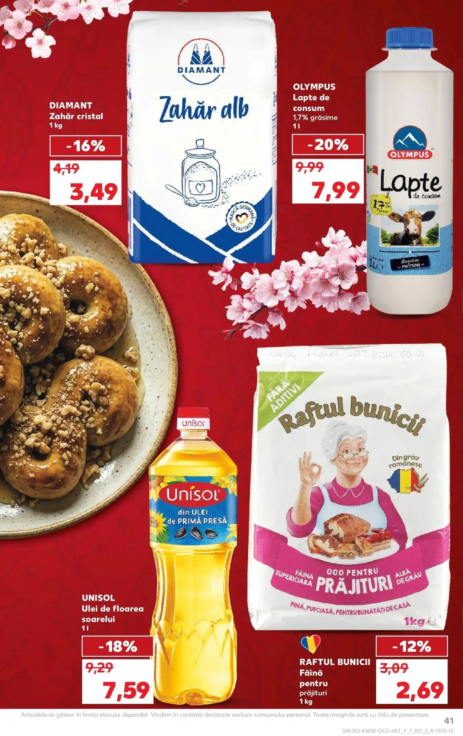 Noul catalog Kaufland – valabil de la 04.03.2026 | Pagină: 41 | Produse: Masaüstü kılıfı, Presă, Lapte, Ulei