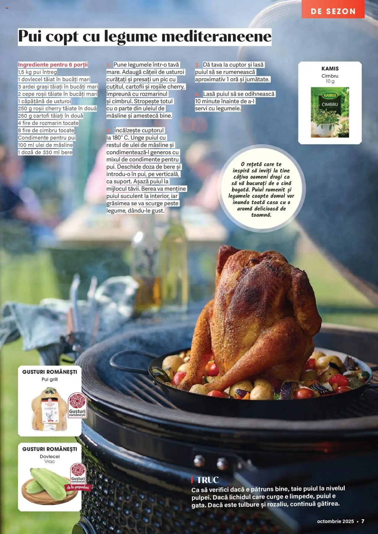 Noul catalog Mega Image – valabil de la 02.10.2025 | Pagină: 7 | Produse: Grill, Măsline, Ulei, Legume