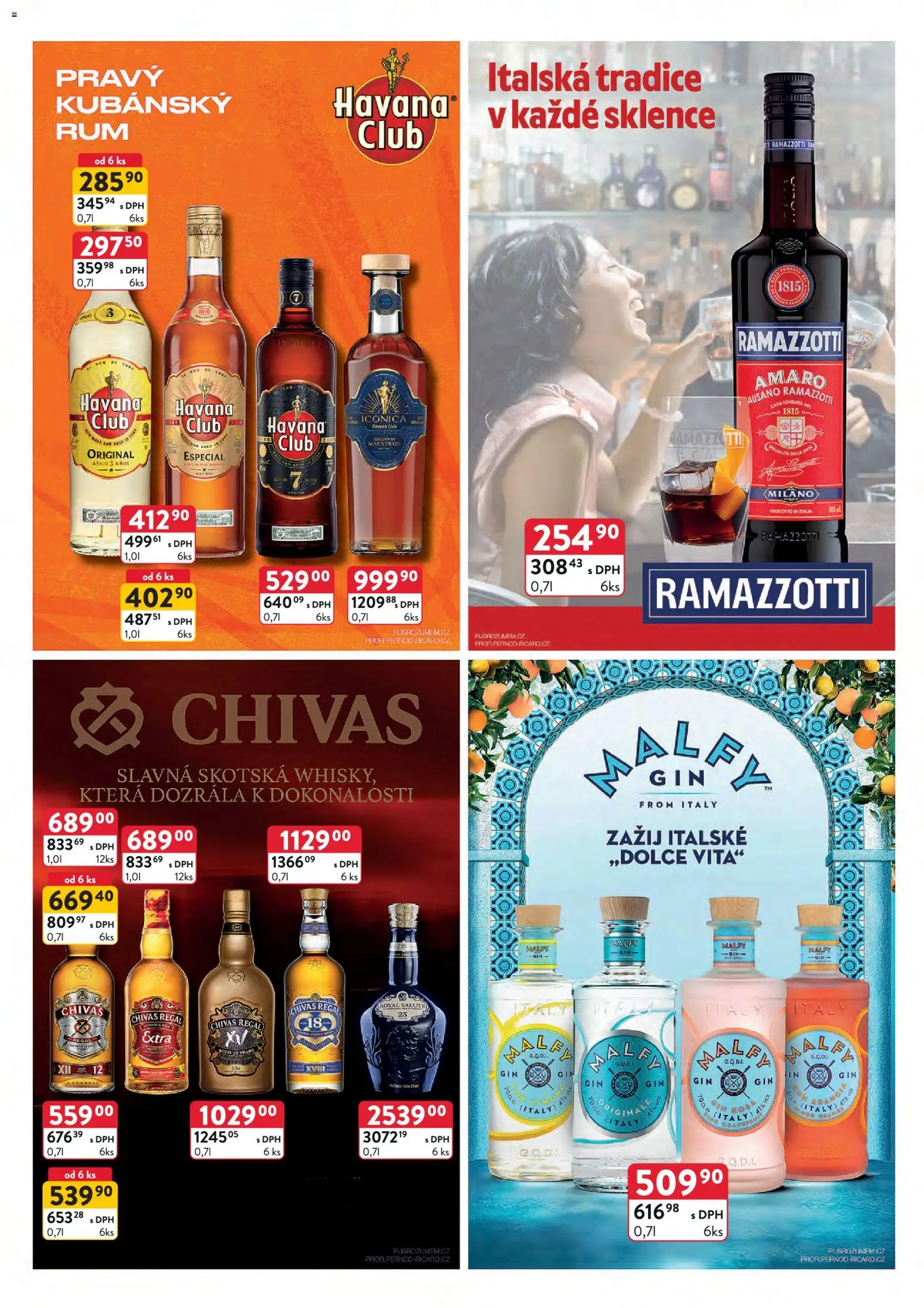 Astur & Qanto leták - Velkoobchod 04/2026 od 01.04.2026 | Strana: 32 | Produkty: Chivas, Rum, Chivas Regal, Gin