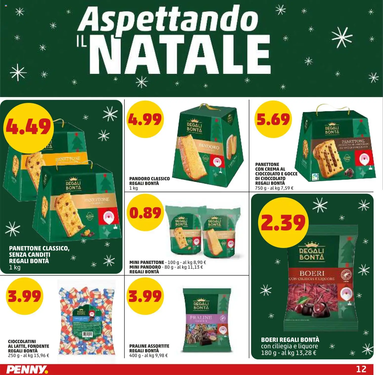 Volantino PENNY del 06.11.2025 | Pagina: 12 | Prodotti: Crema, Panettone, Liquore, Cioccolatini