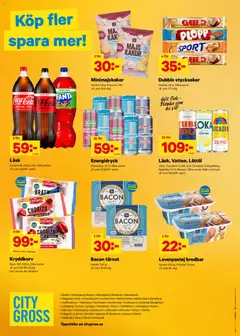 City Gross erbjudanden - Förhandsvisning av reklamblad från butik City Gross aktuell från 09.03.2026 | Sida: 11 | Produkter: Bacon, Chorizo, Citron, Majs