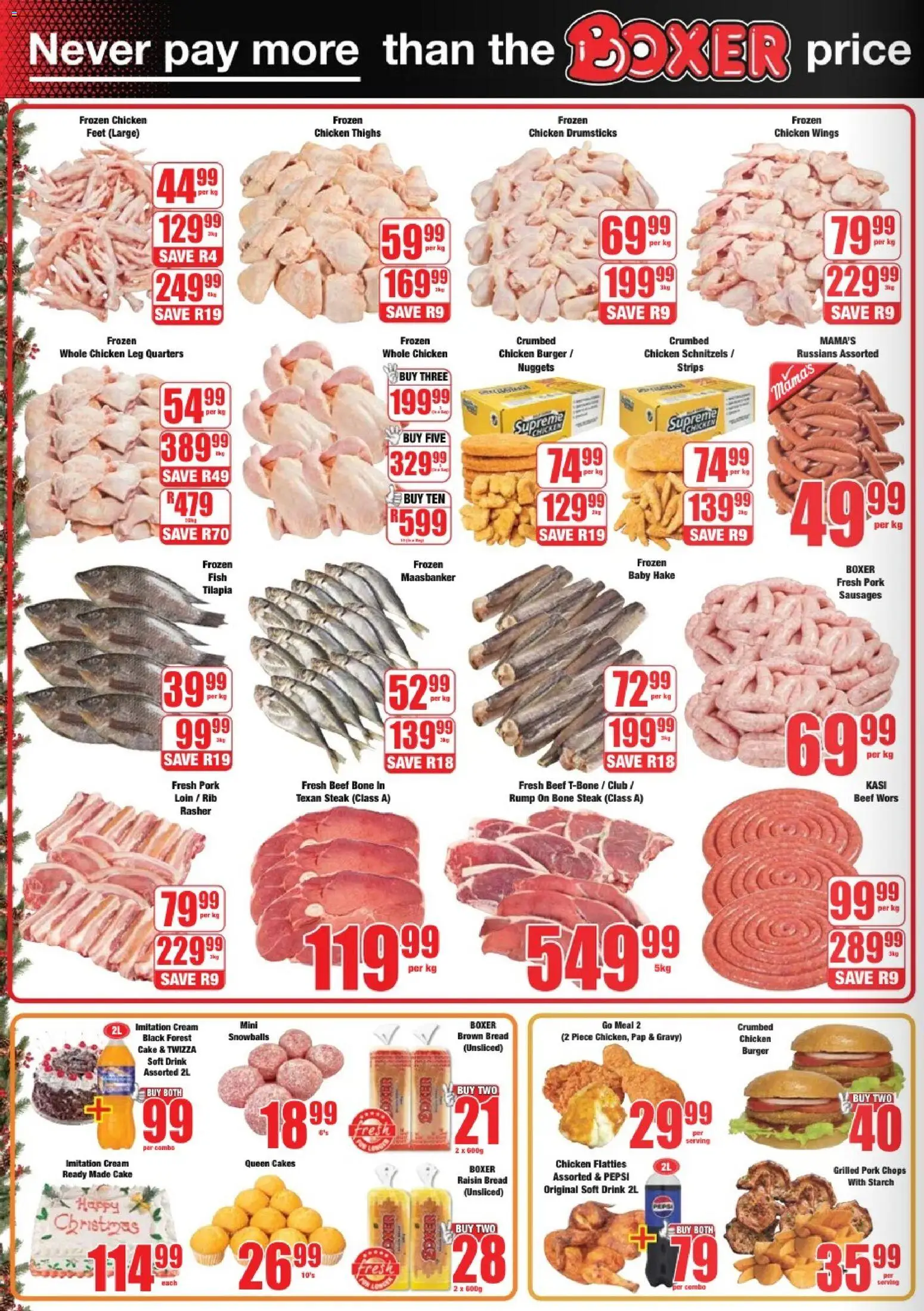 New Boxer catalogue – valid from 17.12.2025 | Page: 2 | Products: Magdalenas, Bread, Beef, Cream