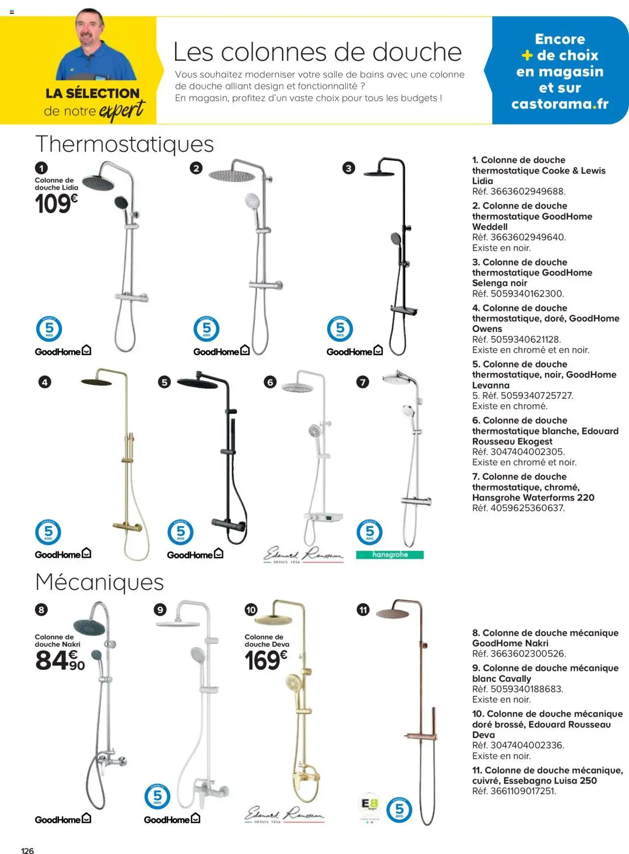 {H1} | Page: 126 | Produits: Douche