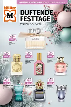Müller - Aktionen Duftende Festtage ab 13.11.2025 gültig