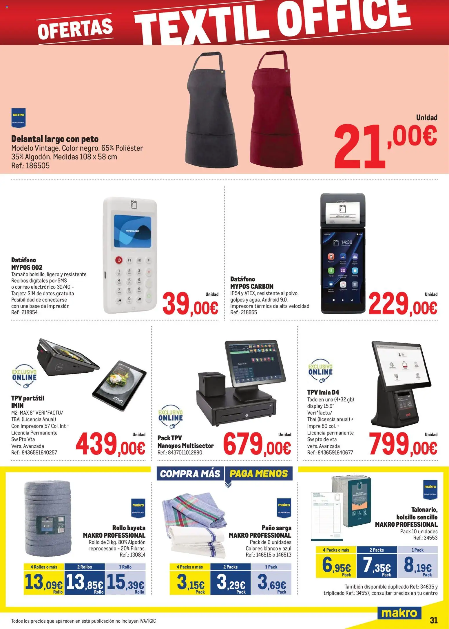 Makro - Precios Cataluña │ válido desde el 03.11.2025 | Página: 31 | Productos: Impresora