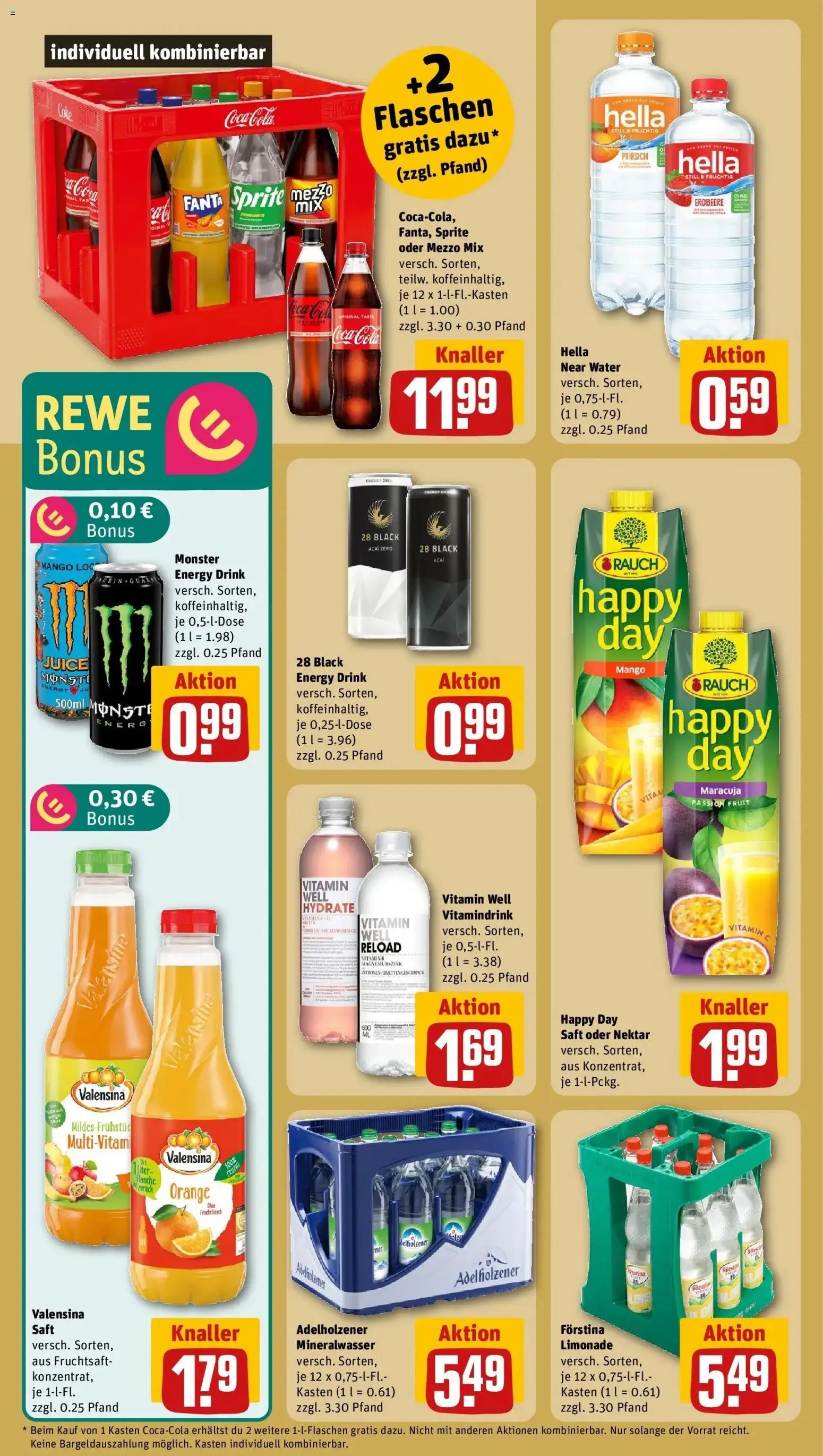 Rewe Prospekt Bad Rodach	 – gültig ab 09.03.2026 | Seite: 16 | Produkte: Sprite, Energy, Hella, Pfirsich