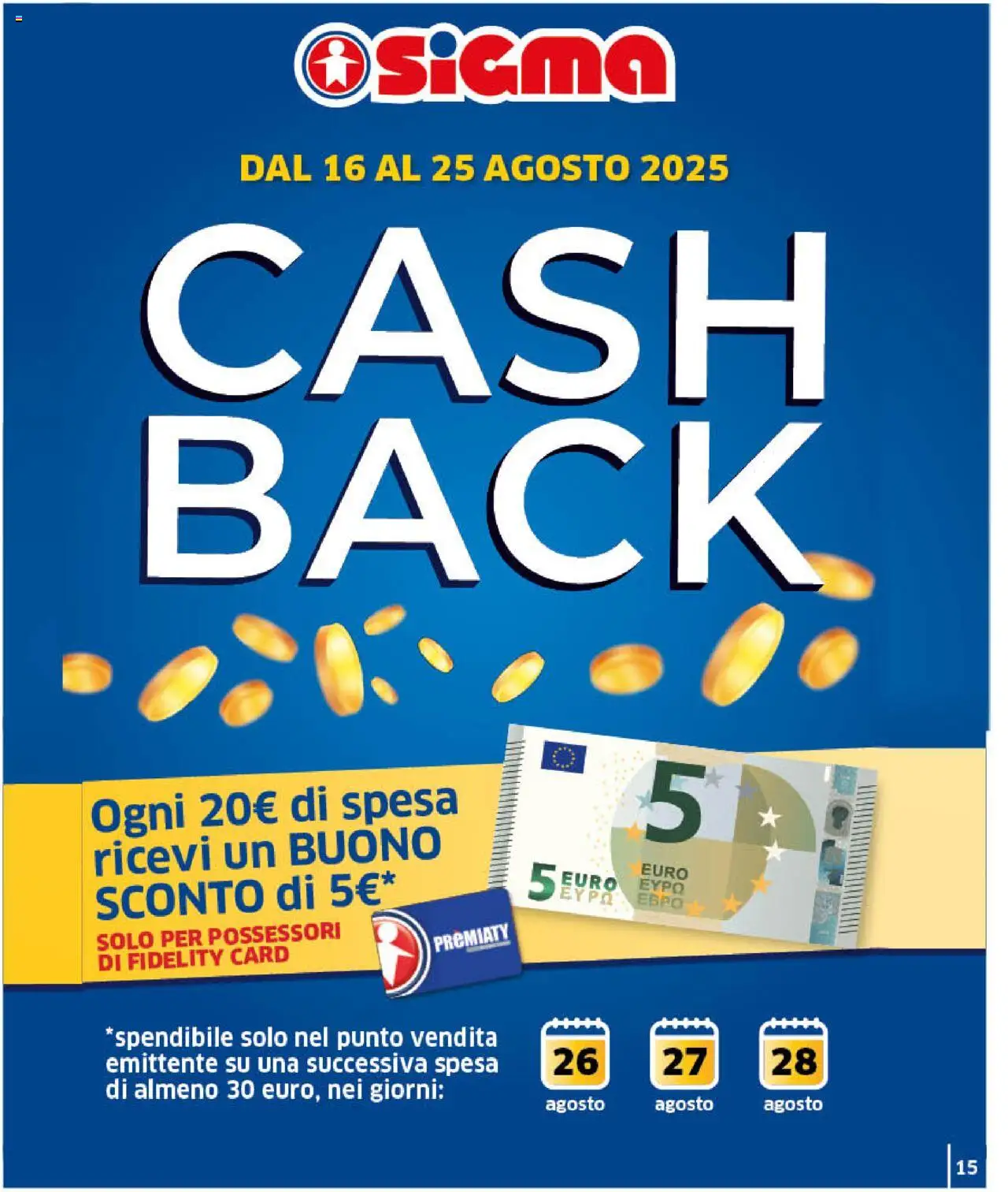 Volantino SIGMA del 16.08.2025 | Pagina: 15