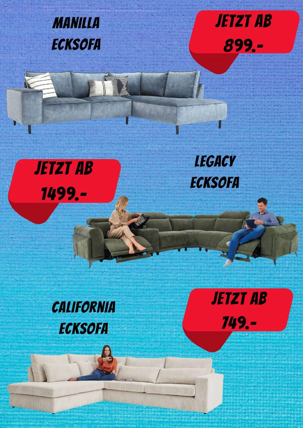 Seats and Sofas Prospekt 	 - gültig ab dem 29.07.2025 | Seite: 3 | Produkte: Ecksofa