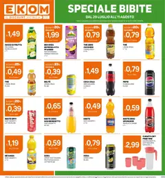 Volantino Ekom del 29.07.2025 | Pagina: 12 | Prodotti: Caraffa, Succo, Limonata, Frutta