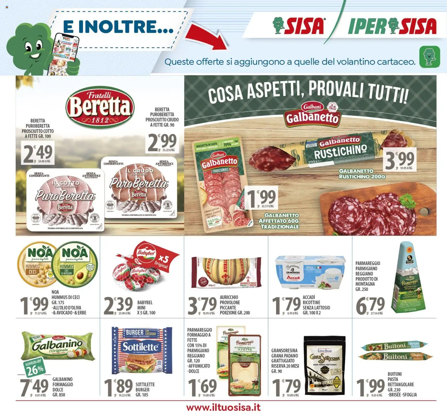 Volantino SISA del 25.11.2025 | Pagina: 16 | Prodotti: Avocado, Latte, Pasta, Grana Padano