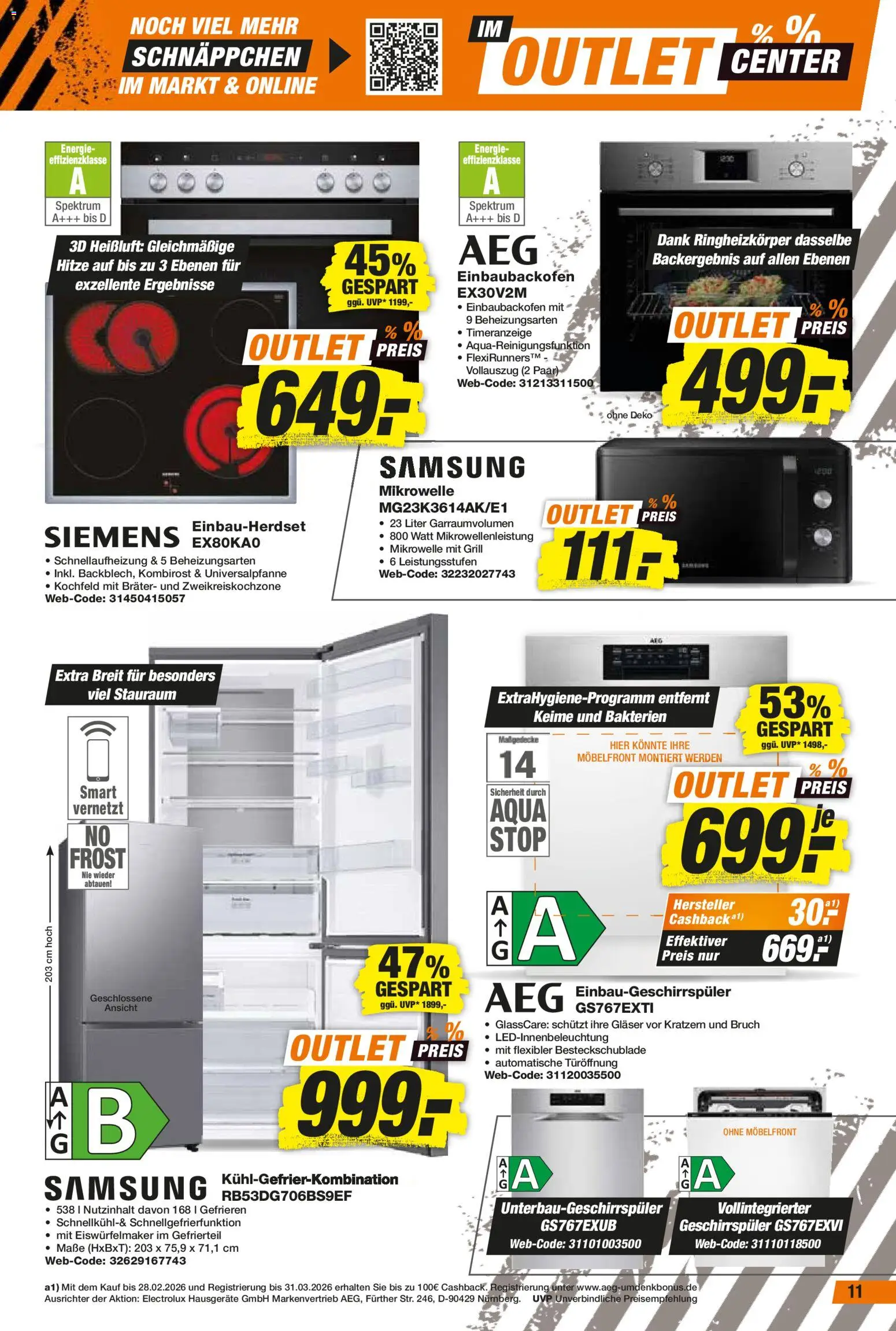 Expert Prospekt 	 – gültig ab 09.01.2026 | Seite: 11 | Produkte: Siemens, Mikrowelle, Grill, Kühlgefrierkombination