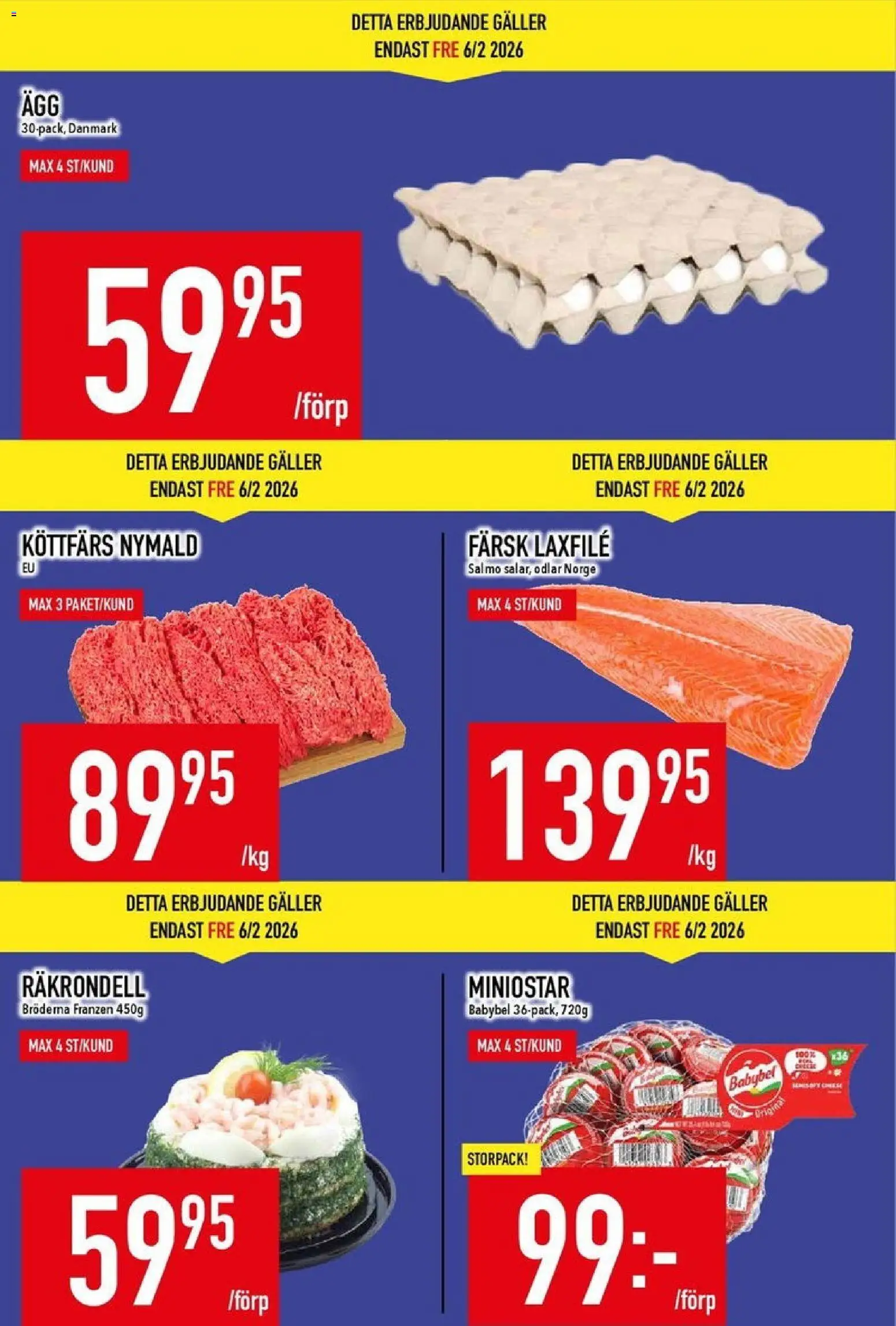 Matdax reklamblad aktuell från 02.02.2026 | Sida: 4 | Produkter: Galler