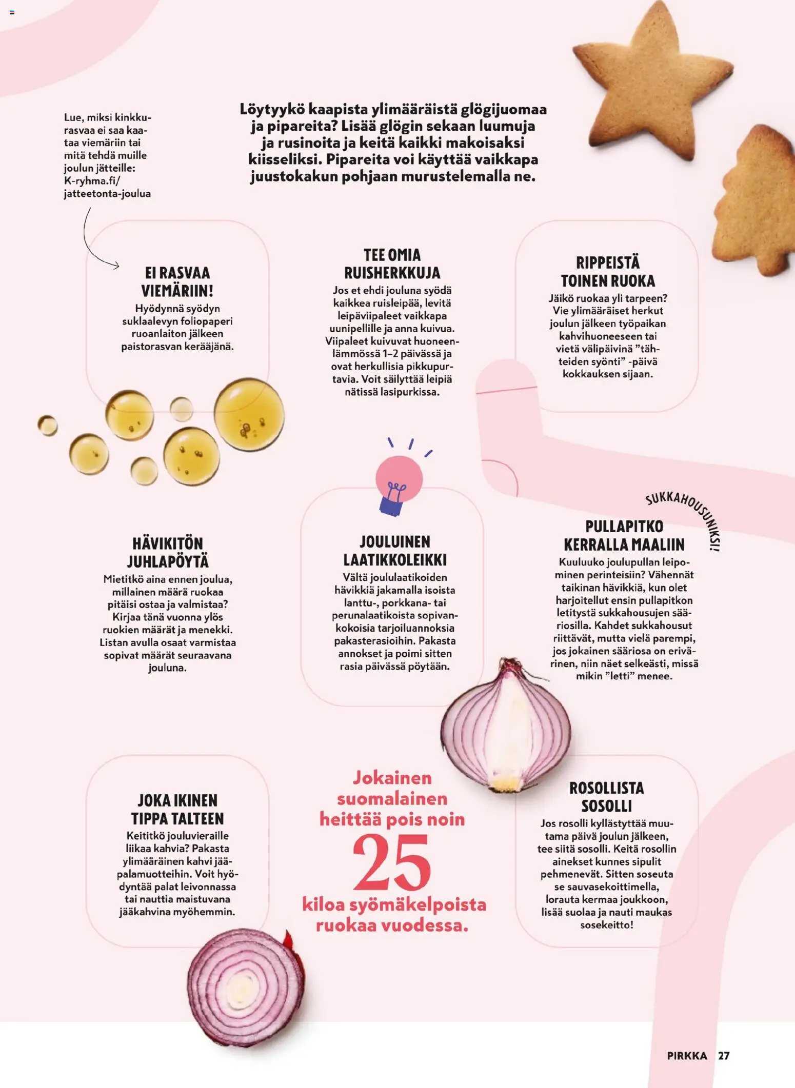 K-Market - Pirkka – voimassa 03.12.2025 alkaen | Sivu: 27 | Tuotteet: Sukkahousut, Kahvi, Kinkku, Tee