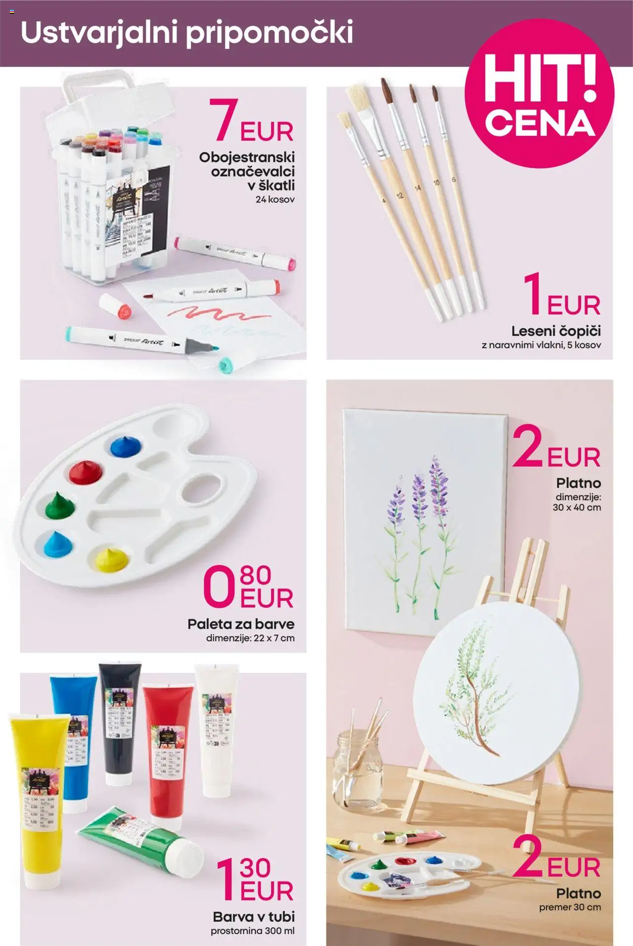 Novi Pepco katalog ponudbe – veljaven od 04.09.2025 | Stran: 11 | Izdelki: Označevalci, Barva