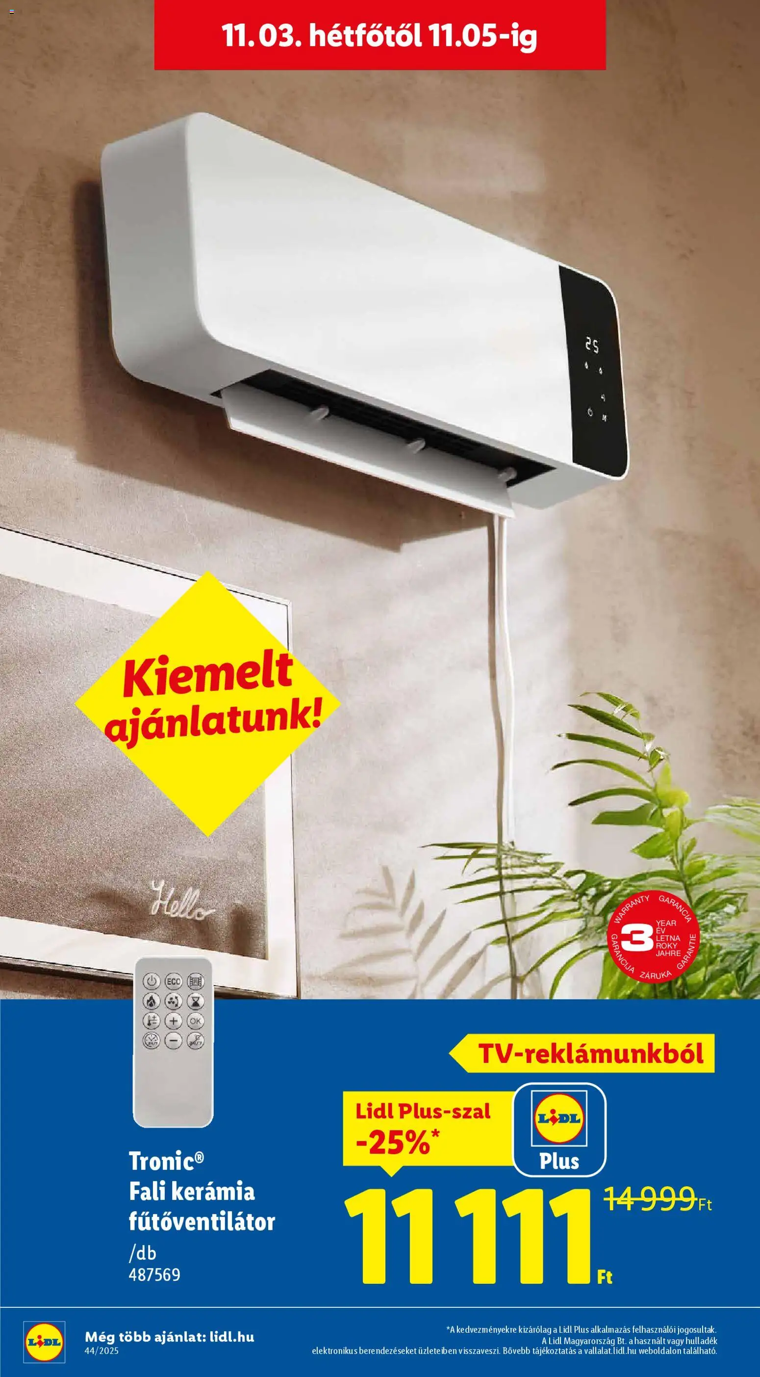 Lidl akciós ujság - amely érvényes a következő dátumtól: 30.10.2025 | Oldal: 32