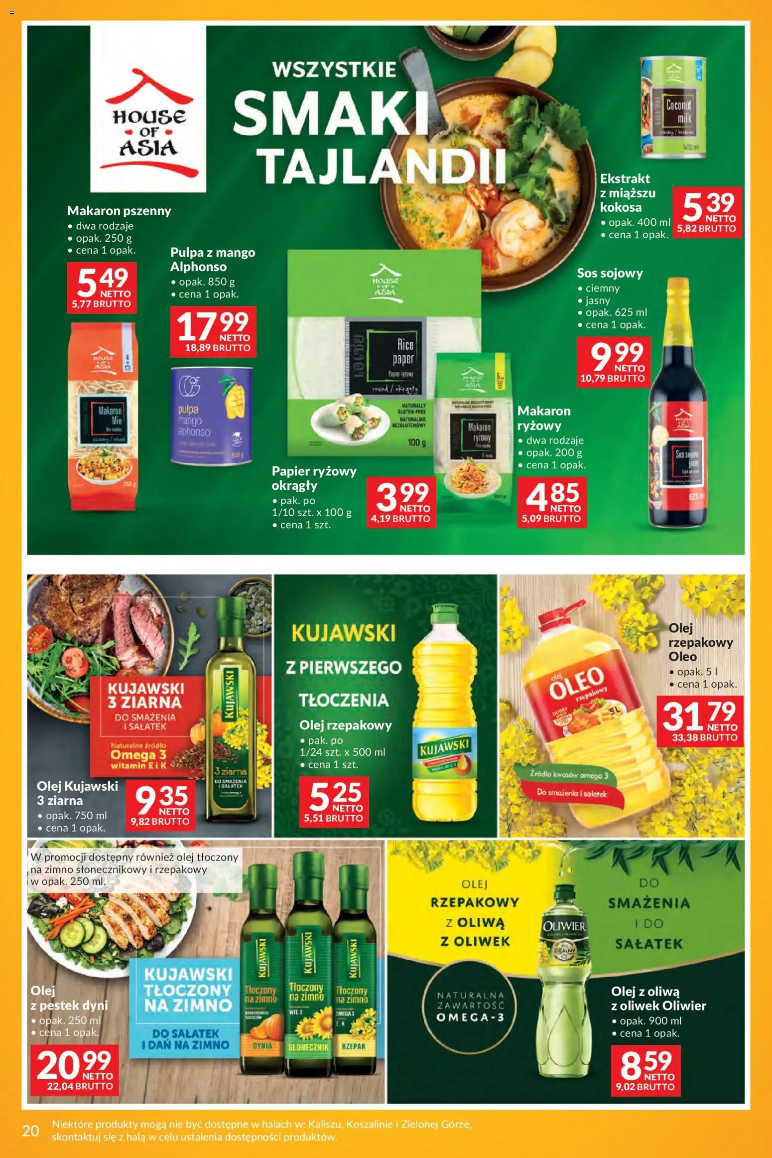 Makro gazetka - Markowe Inspiracje Maja od 28.04.2026 | Strona: 18 | Produkty: Makaron ryżowy, Olej kujawski, Słonecznik, Olej