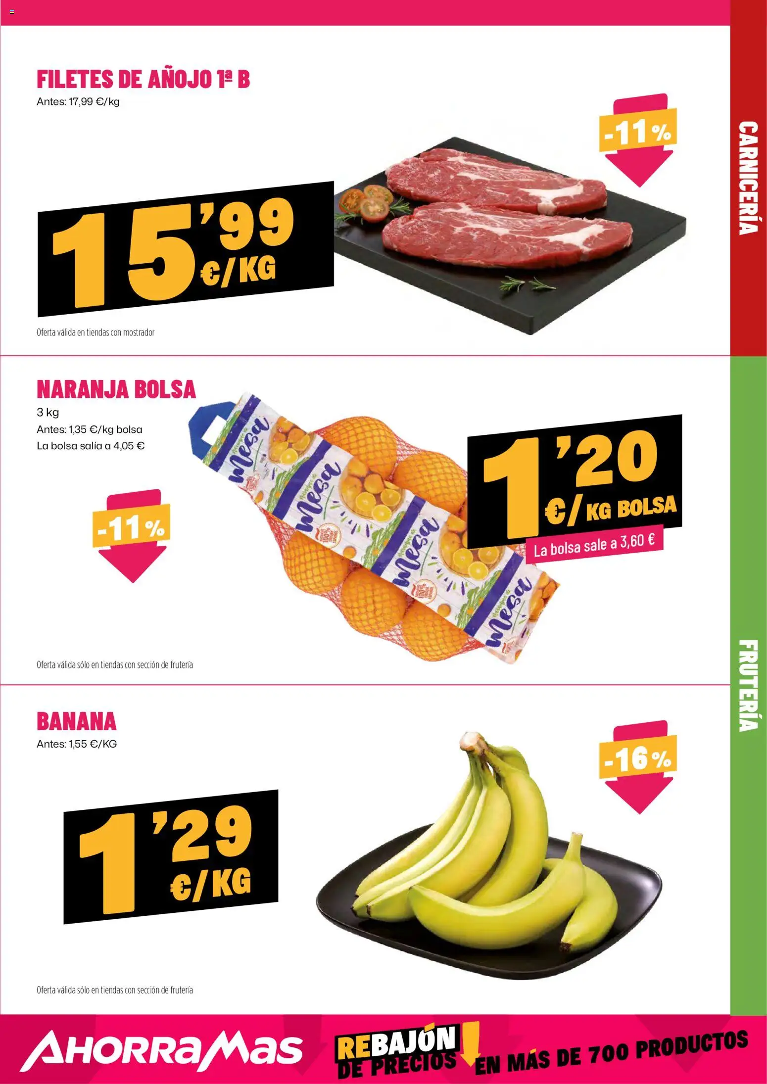 AhorraMas folleto │ válido desde el 08.01.2026 | Página: 3 | Productos: Bolsa, Mesa