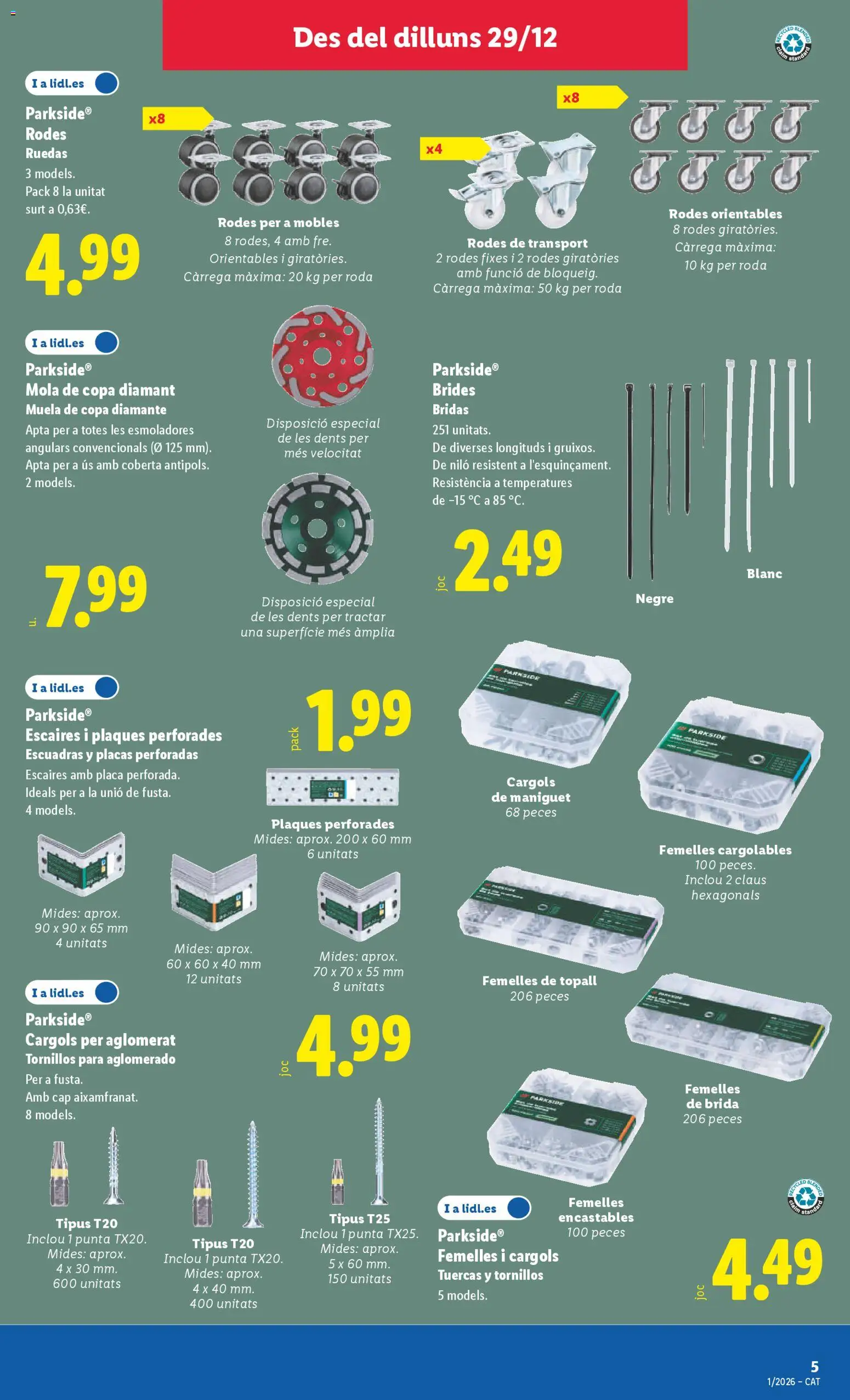 Lidl folleto de bazar │ válido desde el 29.12.2025 | Página: 7 | Productos: Cable