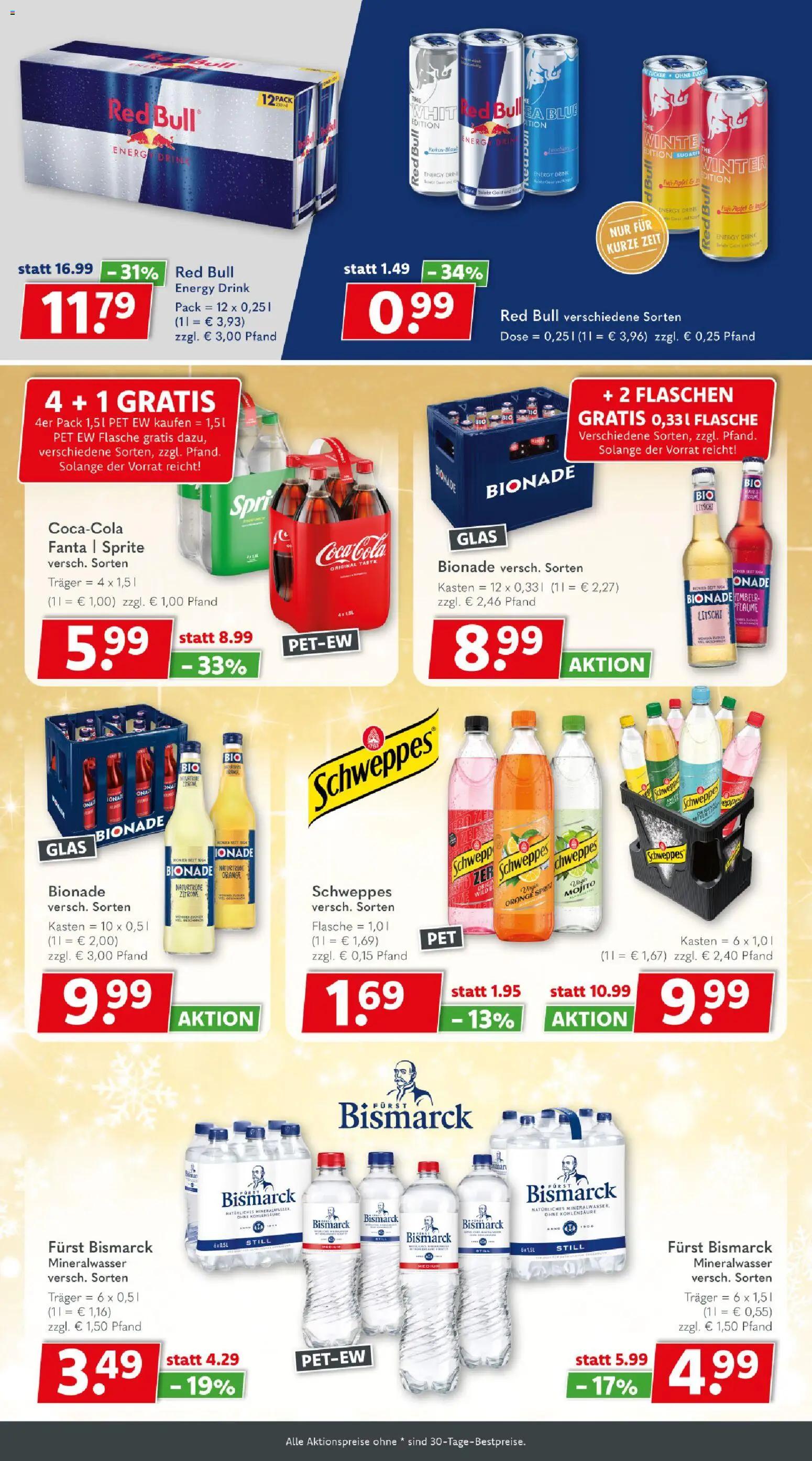 Getränkeland Prospekt Berlin – gültig ab 22.12.2025 | Seite: 4 | Produkte: Sprite, Energy, Bionade, Zitrone