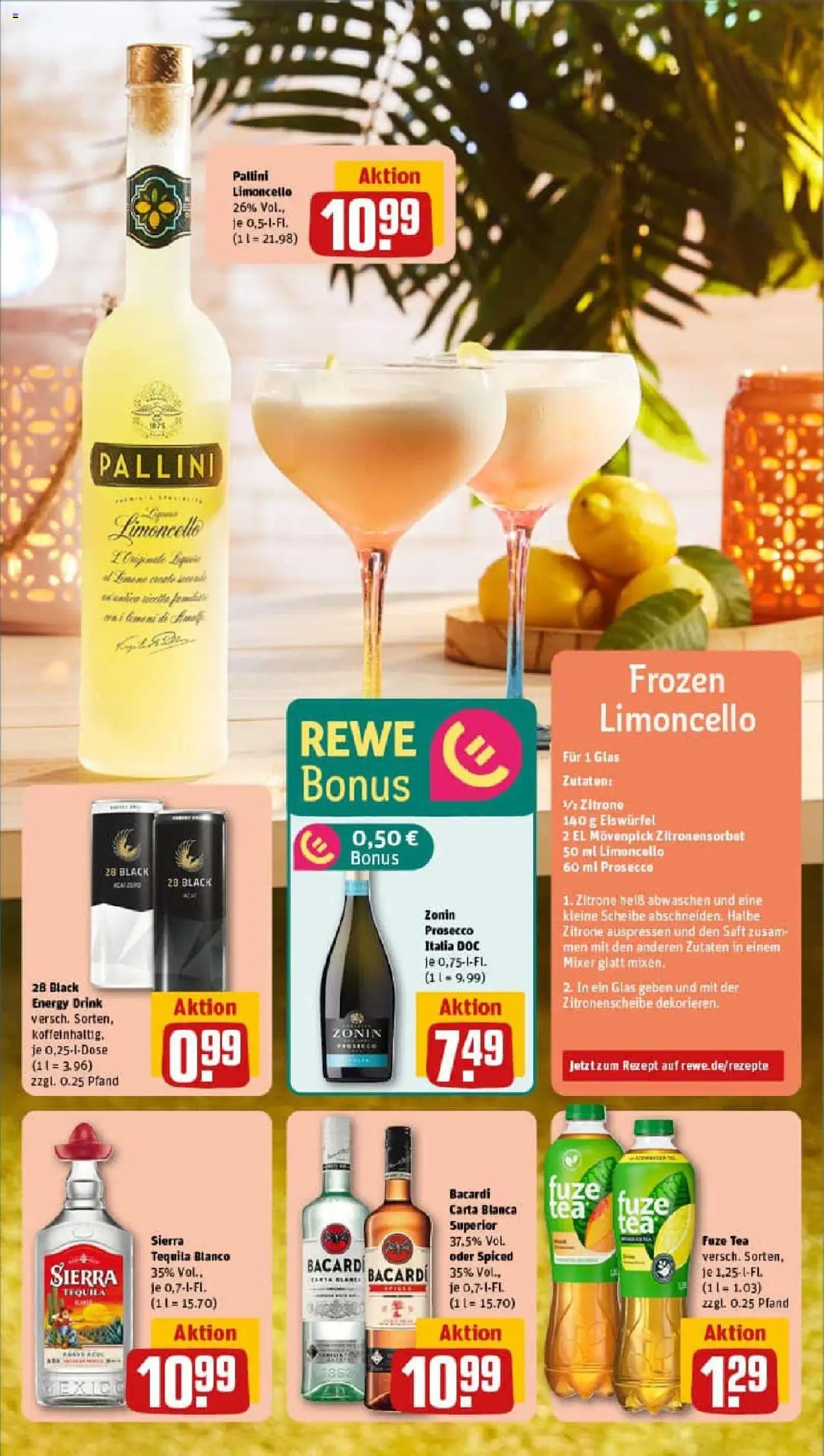 Rewe prospekt Lübeck	 - gültig ab dem 27.07.2025 | Seite: 7 | Produkte: Energy, Tequila, Zitrone, Limoncello
