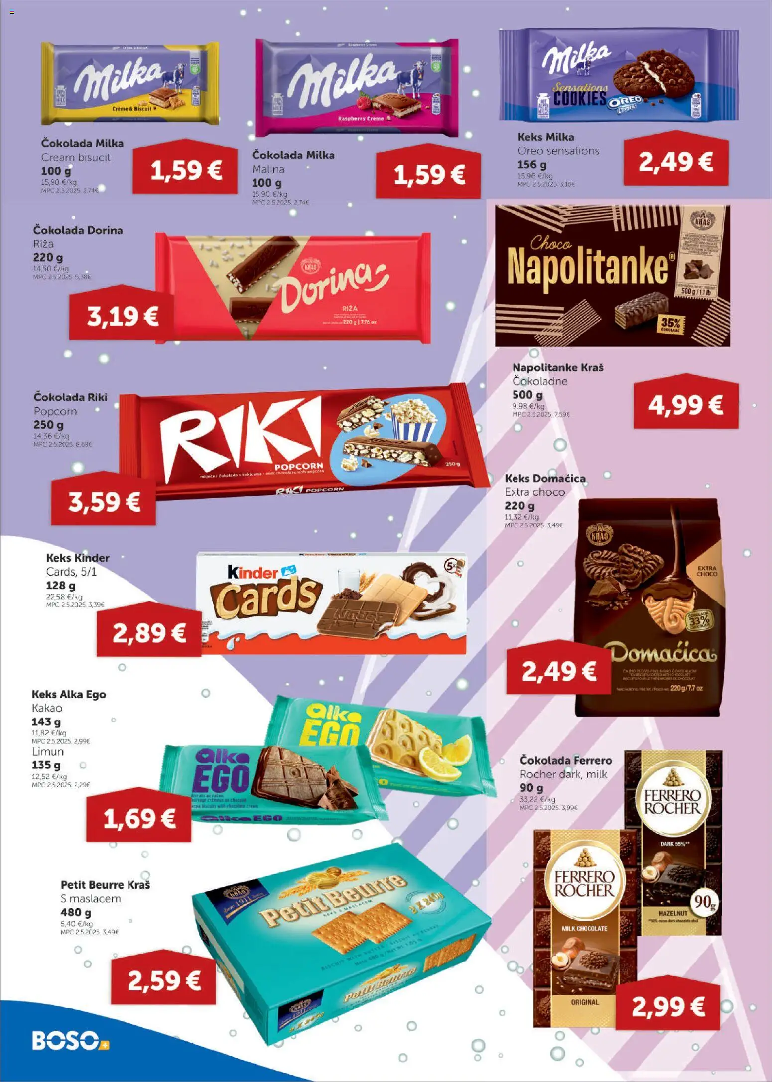 Boso katalog | vrijedi od 22.12.2025 | Stranica: 8 | Proizvodi: Riža, Keks, Milka, Ferrero Rocher