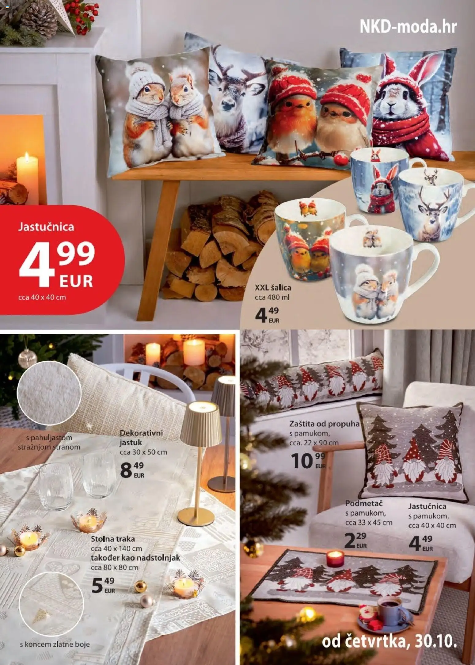 NKD katalog | vrijedi od 30.10.2025 | Stranica: 19 | Proizvodi: Jastuk, Jastučnica, Šalica