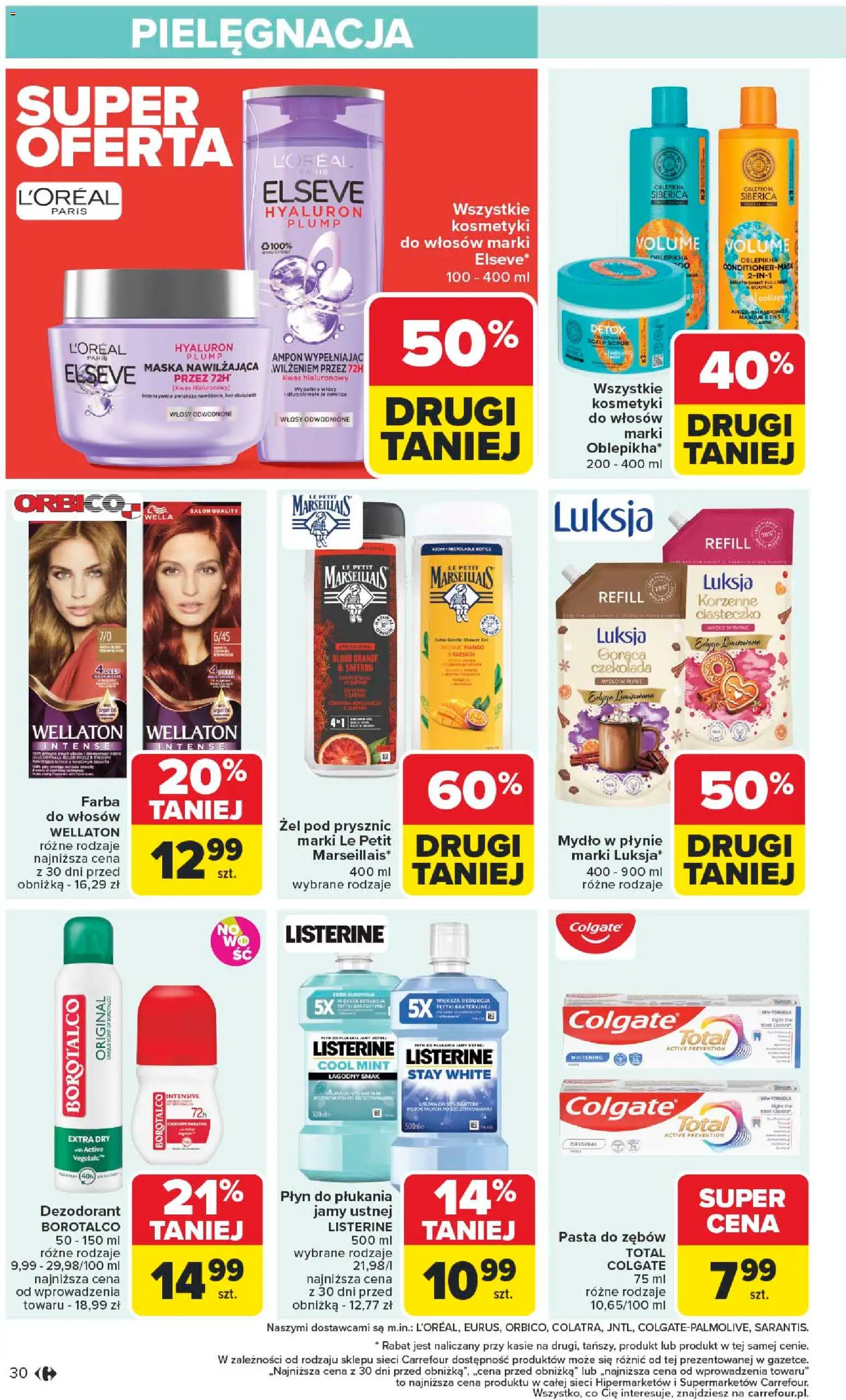 Carrefour Gazetka - Starachowice Zmieniliśmy się dla Ciebie od 27.10.2025 | Strona: 32 | Produkty: Kosmetyki, Maska, Mydło, Żel pod prysznic