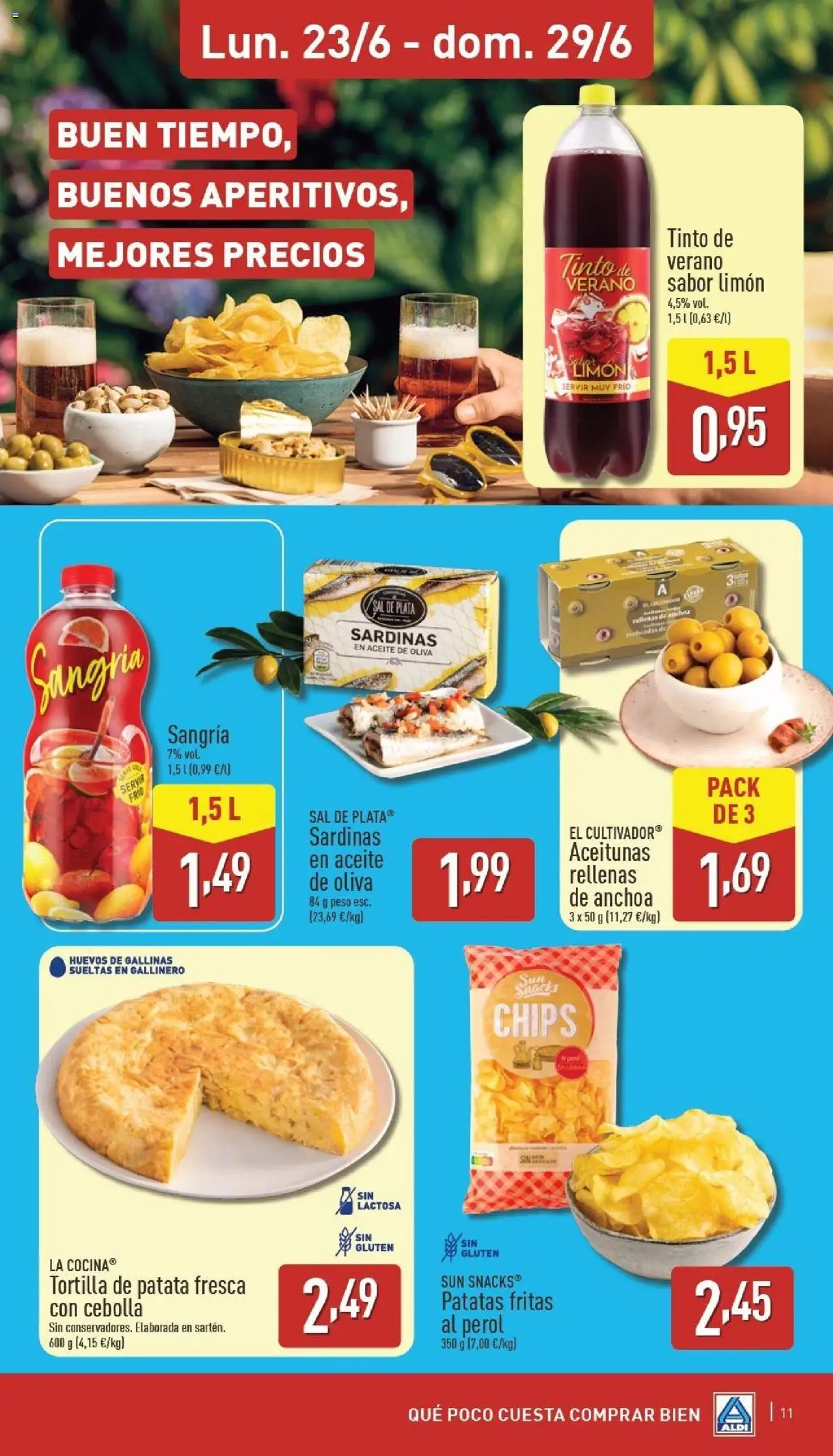 Aldi folleto Península │ válido desde el 23.06.2025 | Página: 11 | Productos: Huevos, Aceite de oliva, Cocina, Peso