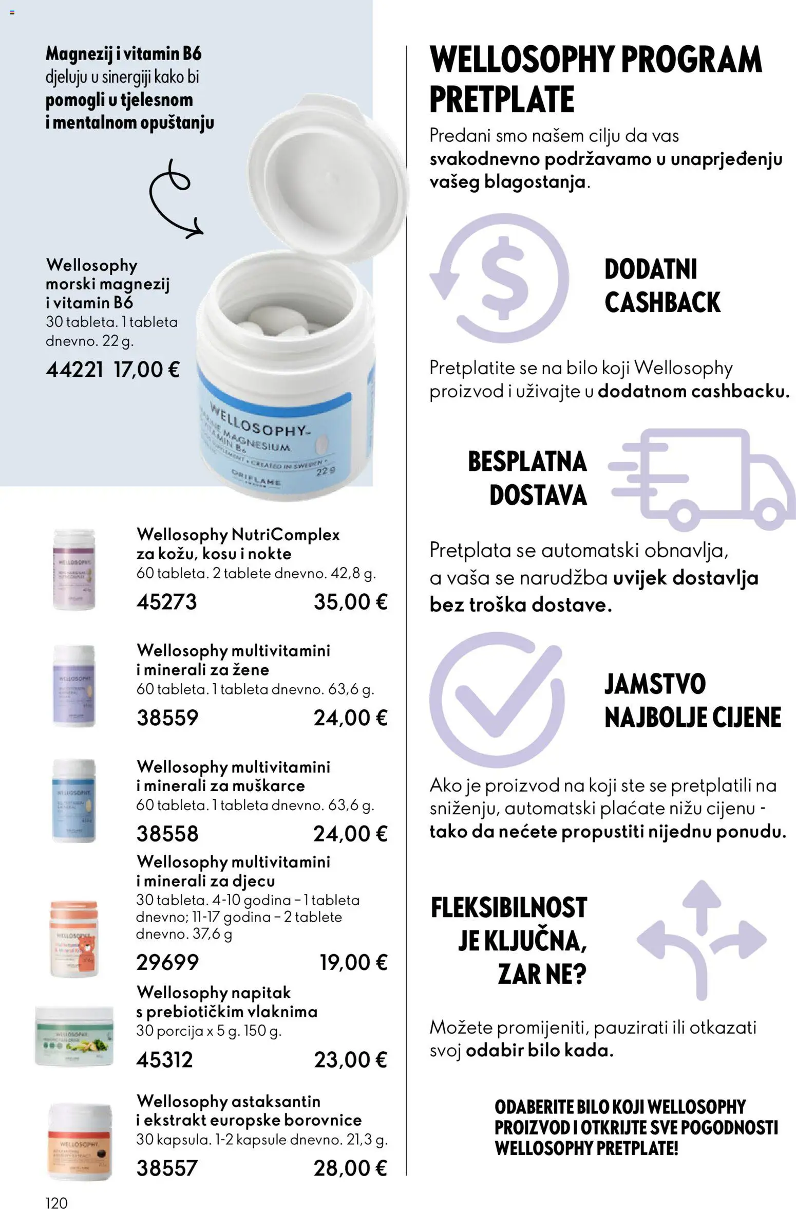 Oriflame katalog | vrijedi od 11.03.2026 | Stranica: 120 | Proizvodi: Borovnice, Tableta