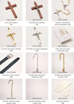 Vista previa El Corte Inglés Comuniones 2026 válido desde el 19.11.2025 | Página: 72 | Productos: Guantes, Cinturón