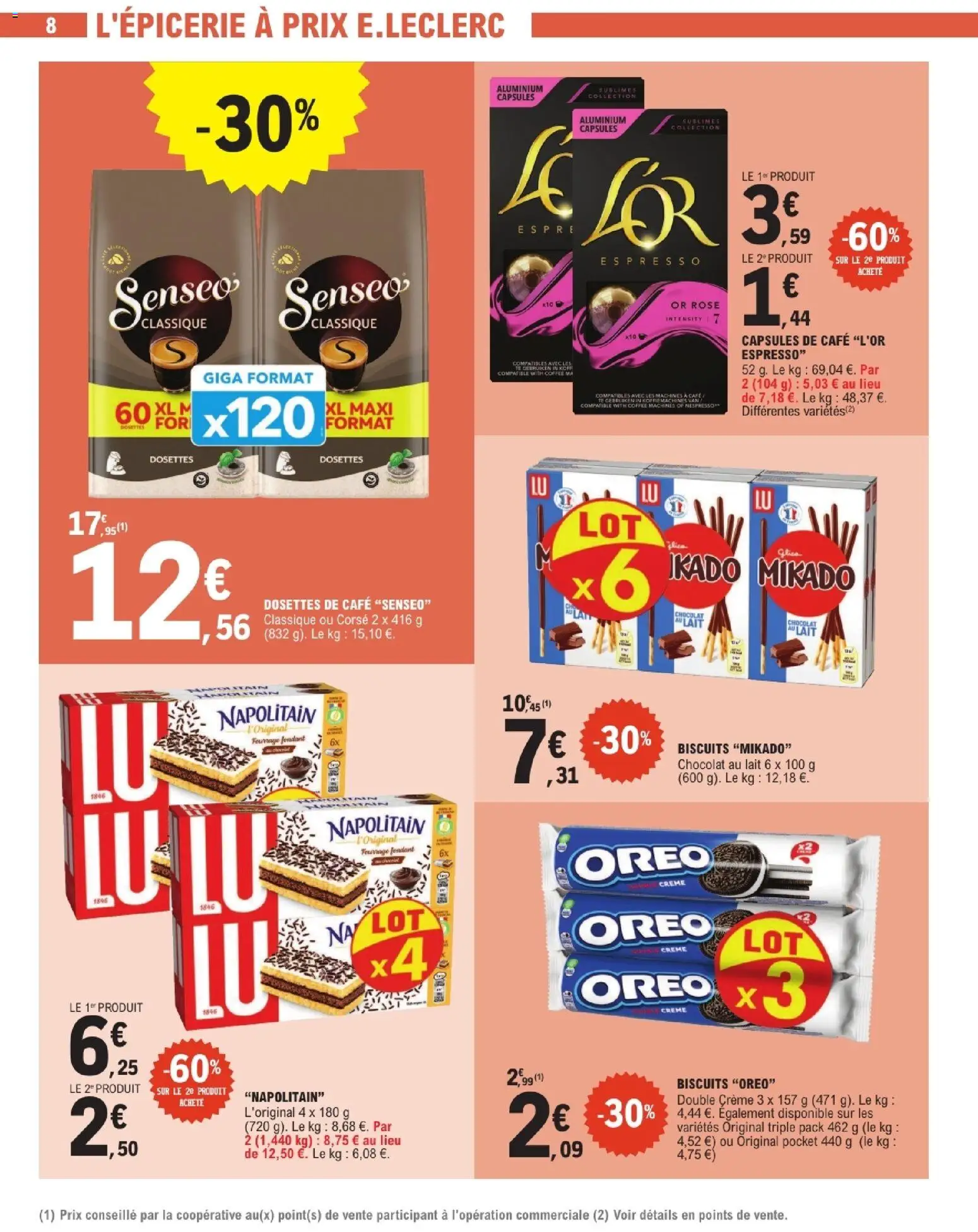 {H1} | Page: 8 | Produits: Dosettes De Cafe Senseo, Senseo, Lait, Crème