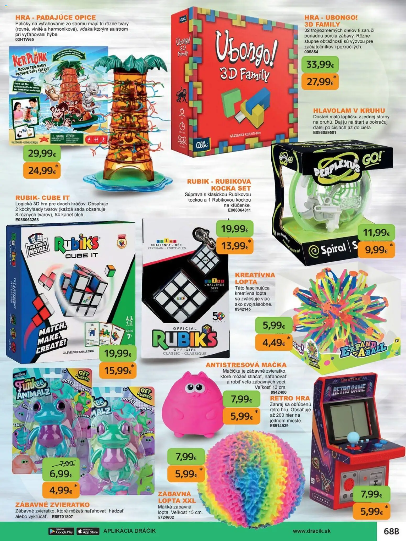 Nové Dráčik akcie – leták je platný od 03.10.2025 | Strana: 77 | Produkty: Lopta, Hra