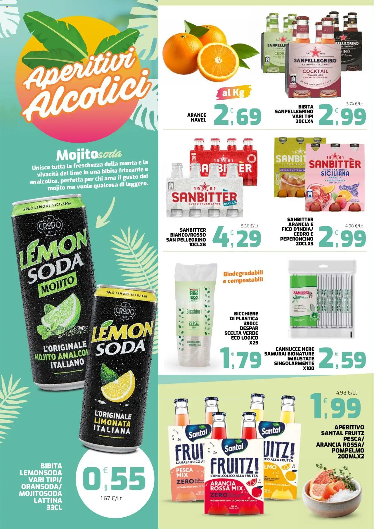 Volantino Interspar del 21.07.2025 | Pagina: 6 | Prodotti: Frutta, Pesca, Lime, Arancia