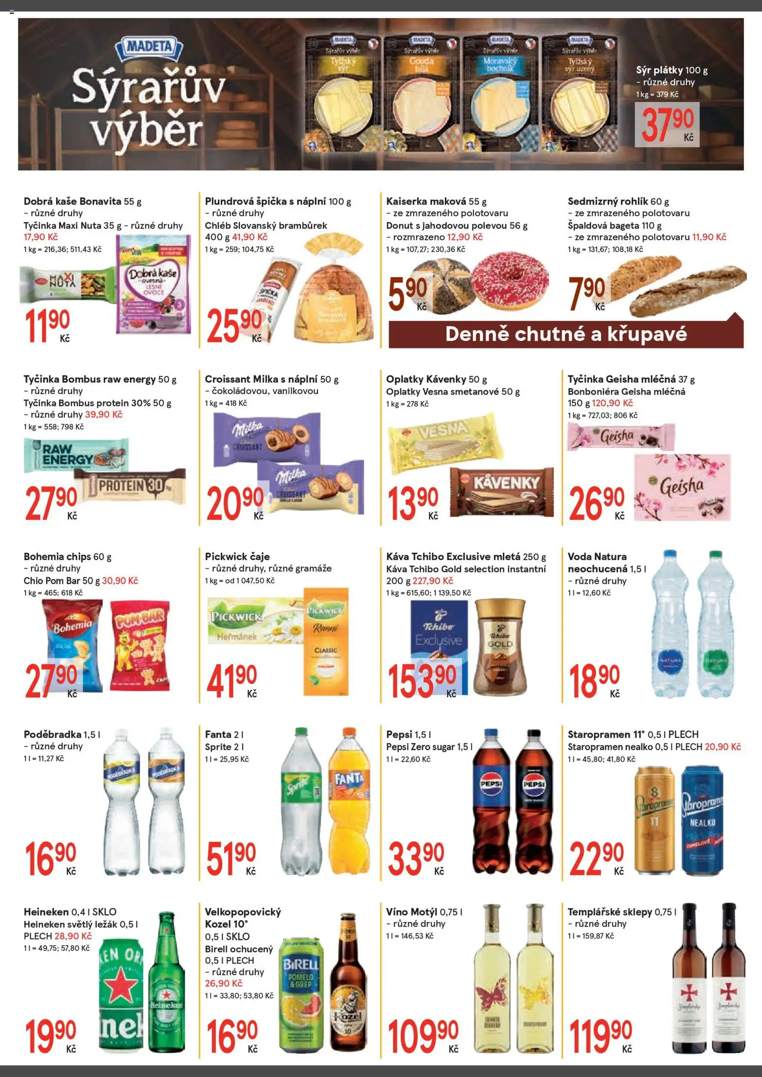 Žabka leták od 28.01.2026 | Strana: 4 | Produkty: Heineken, Grep, Bohemia chips, Protein