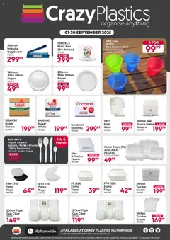 Crazy Plastics specials catalogue – valid from 01.09.2025