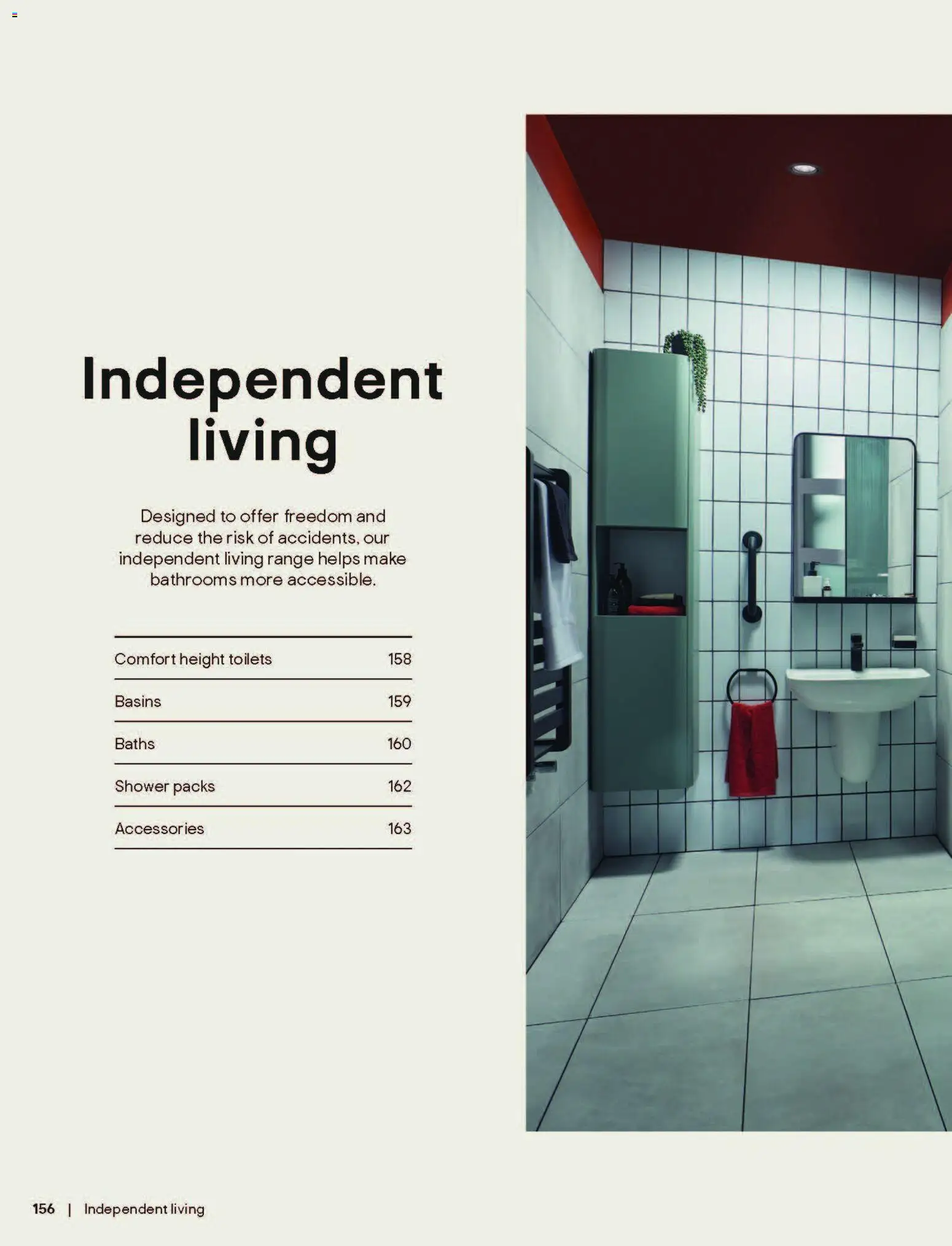 {H1} | Page: 156 | Products: Shower