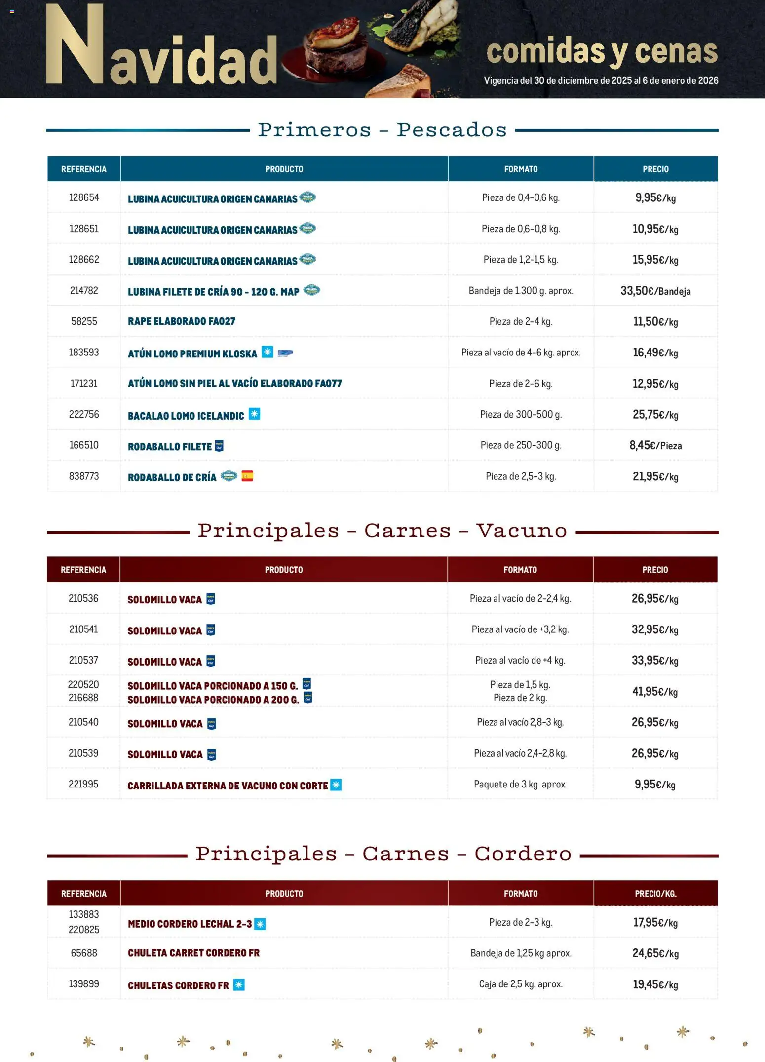 Makro - Menú Navidad Canarias │ válido desde el 30.12.2025 | Página: 2 | Productos: Φίλτρο καφέ, Filete, Bandeja, Caja