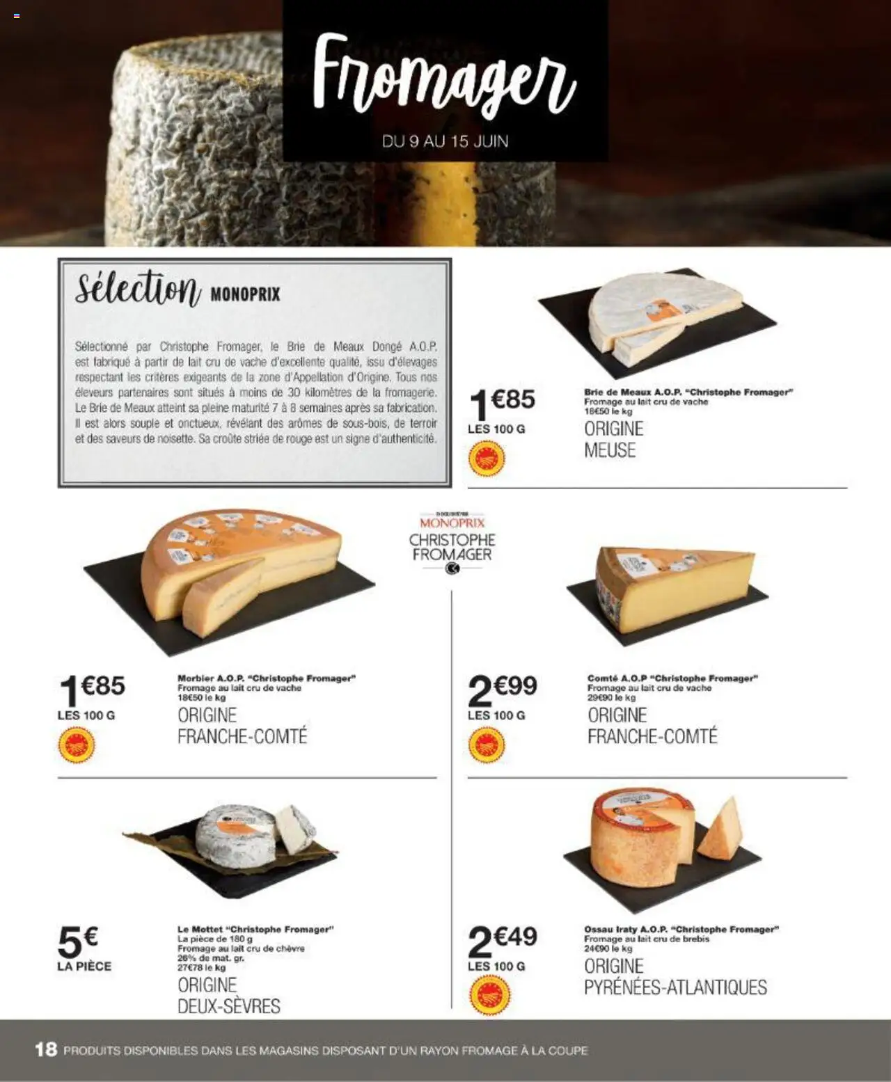  | Page: 18 | Produits: Lait, Fromage, Brie