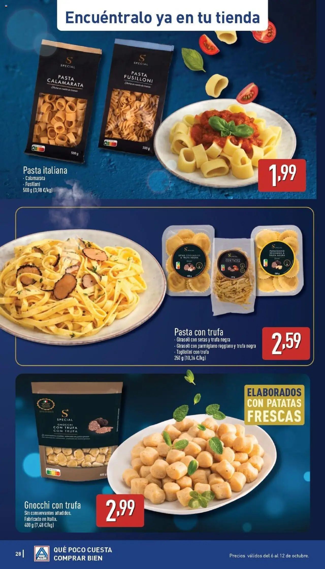 Aldi folleto Canarias │ válido desde el 06.10.2025 | Página: 28 | Productos: Pasta