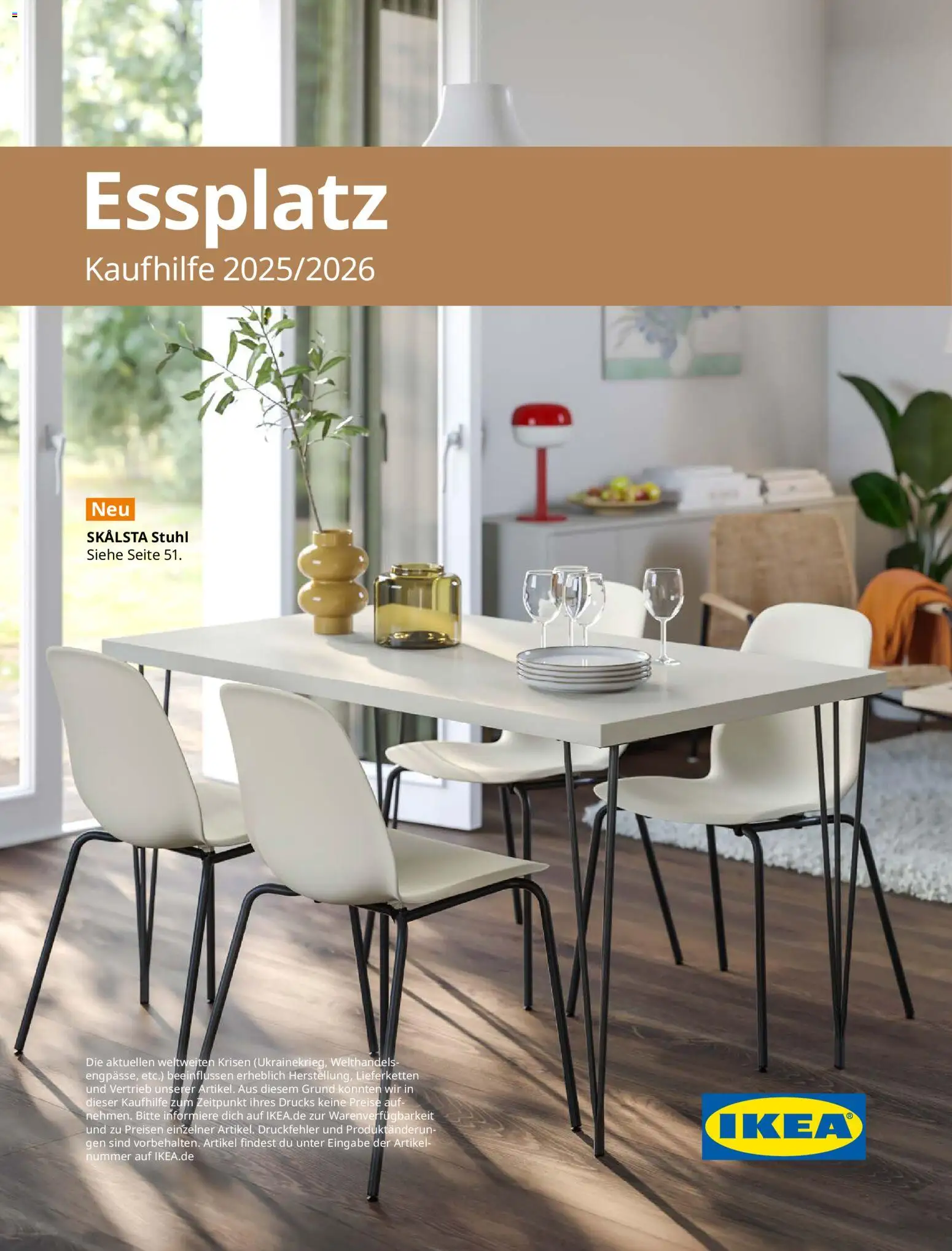 Ikea Essplatz – gültig ab 02.01.2026 | Seite: 1 | Produkte: Stuhl
