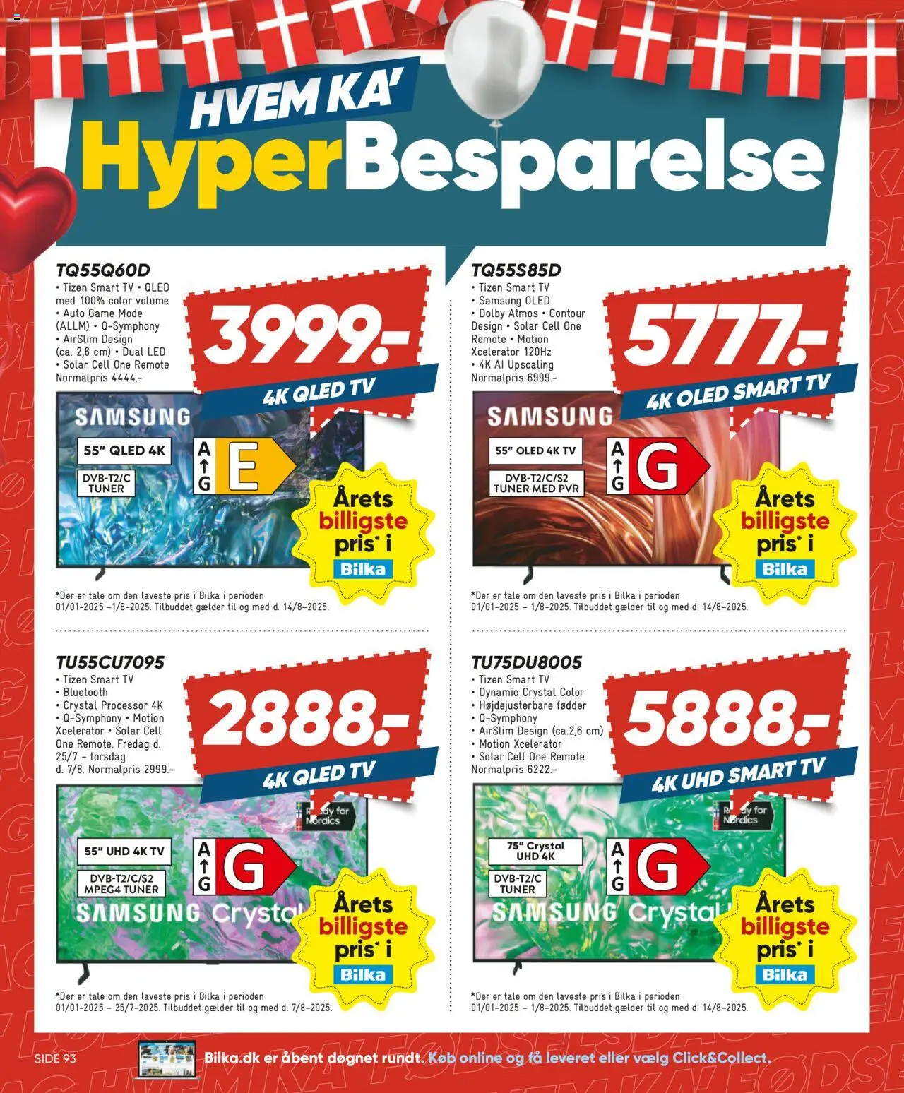 Bilka Tilbudsavis gyldig fra 01.08.2025 | Side: 16 | Produkter: Processor, Smart TV, TV