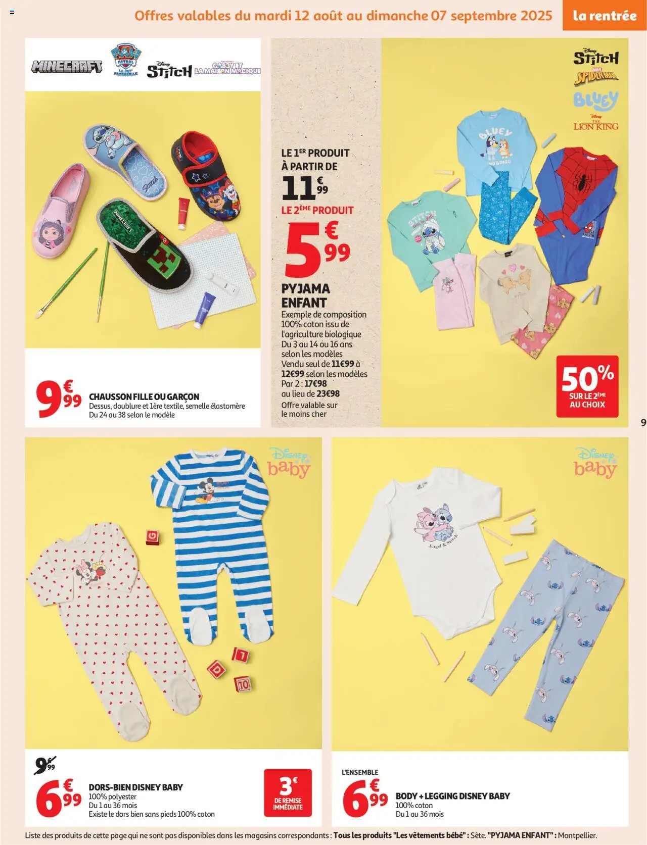  | Page: 9 | Produits: Body, Coton, Vêtements, Pyjama