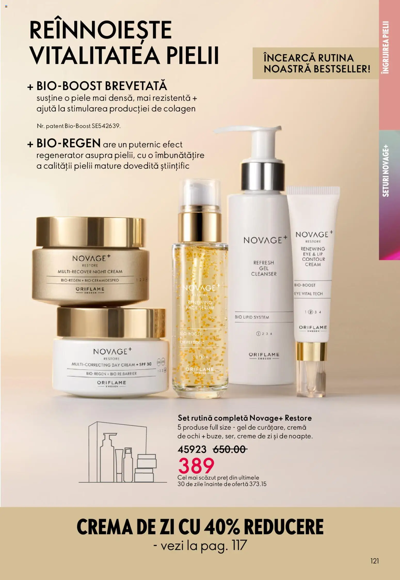 Noul catalog Oriflame – valabil de la 11.02.2026 | Pagină: 121 | Produse: Şerit ödül, Cremă de zi, Cremă