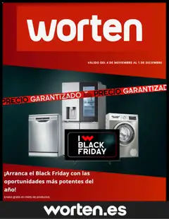 Vista previa Worten Black Friday válido desde el 04.11.2025